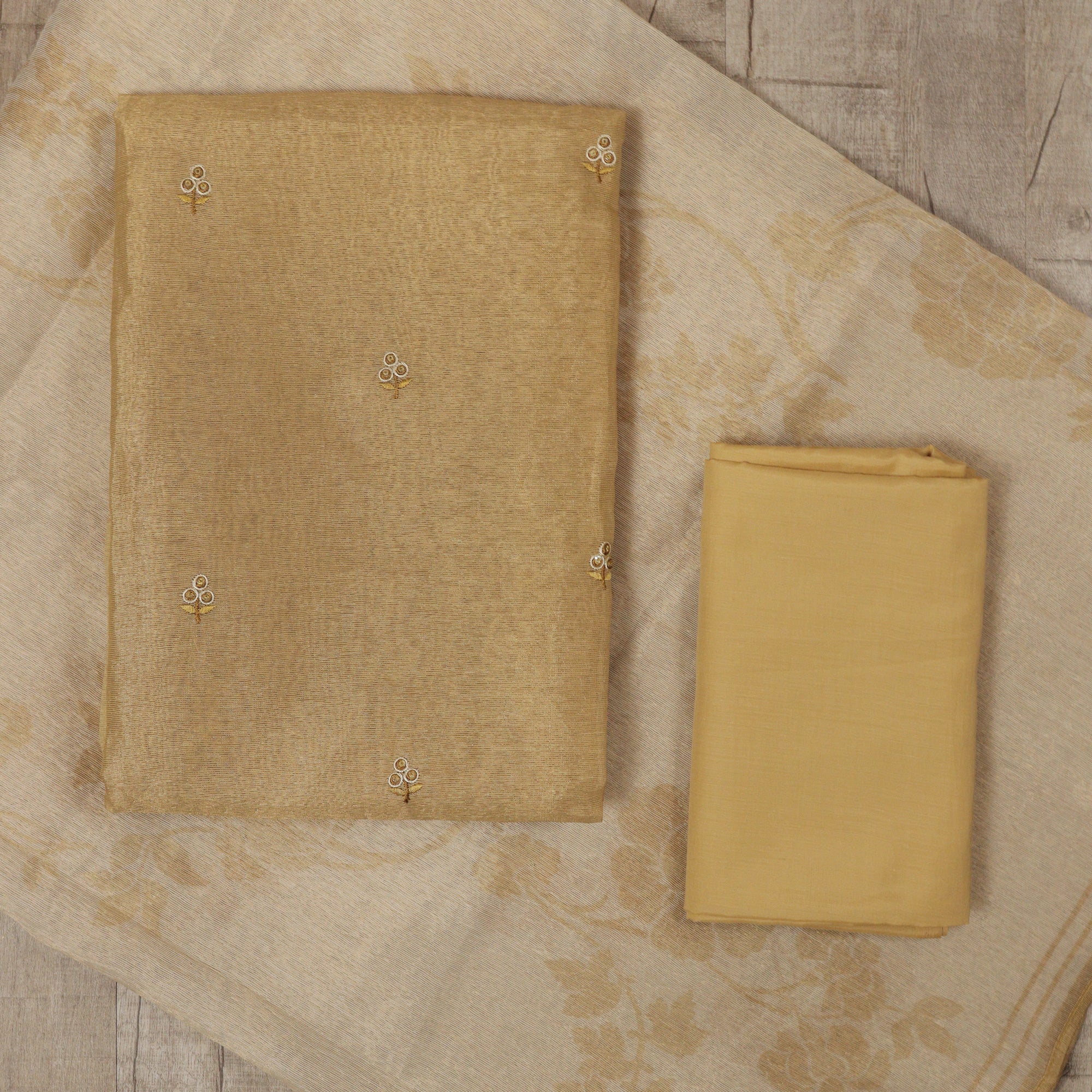 Load image into Gallery viewer, Tissue Silk Unstitched Suit- 5136