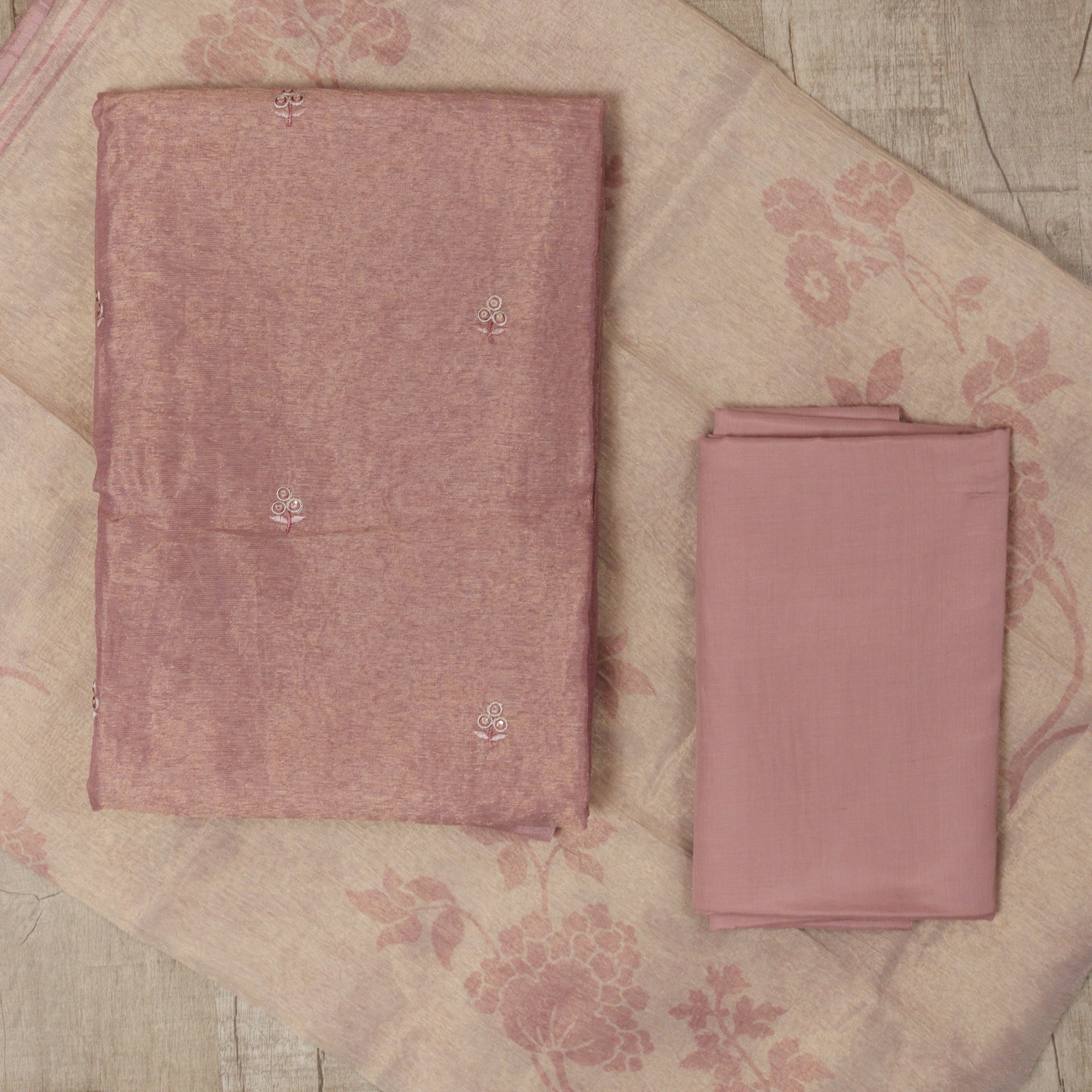 Load image into Gallery viewer, Tissue Silk Unstitched Suit- 5136