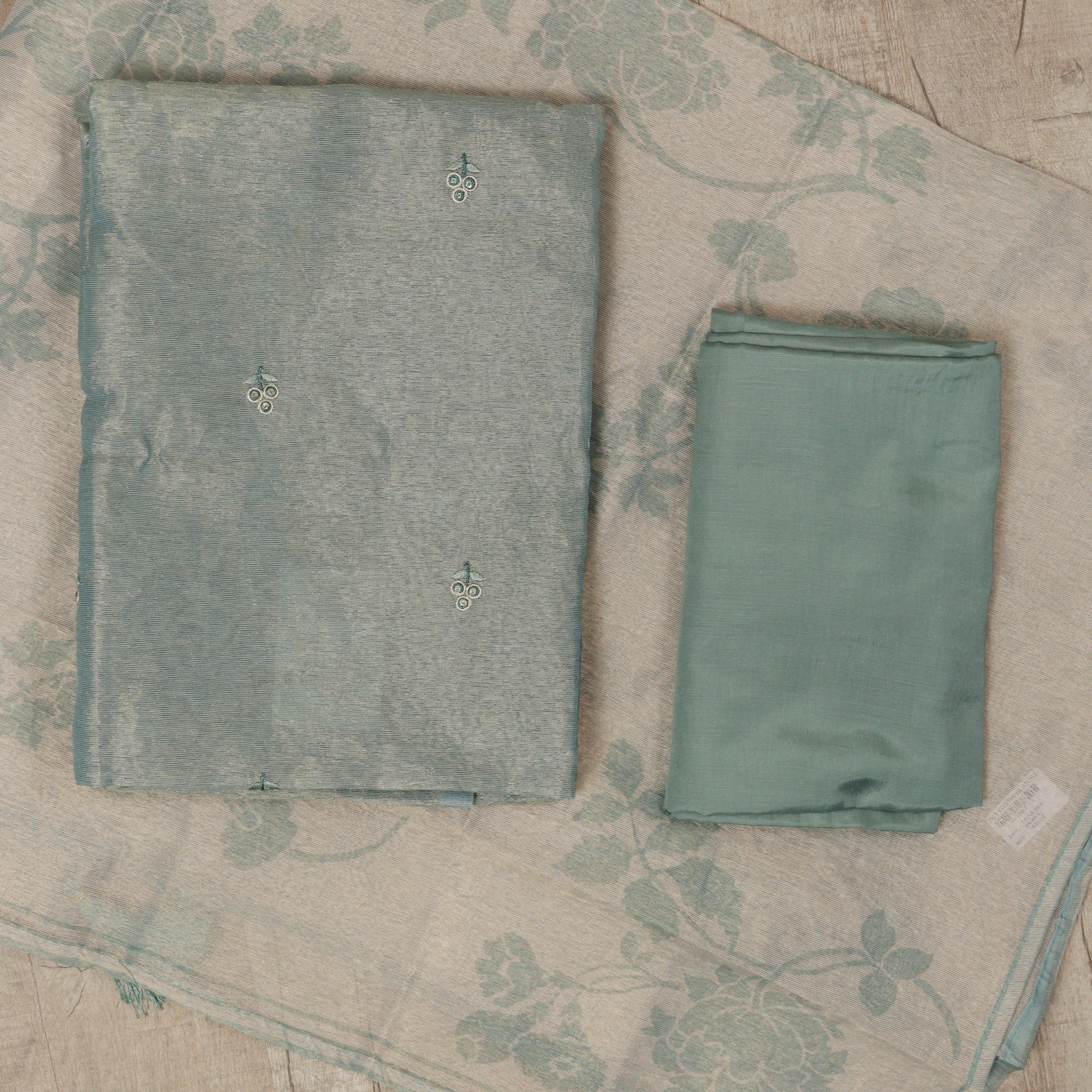 Load image into Gallery viewer, Tissue Silk Unstitched Suit- 5136