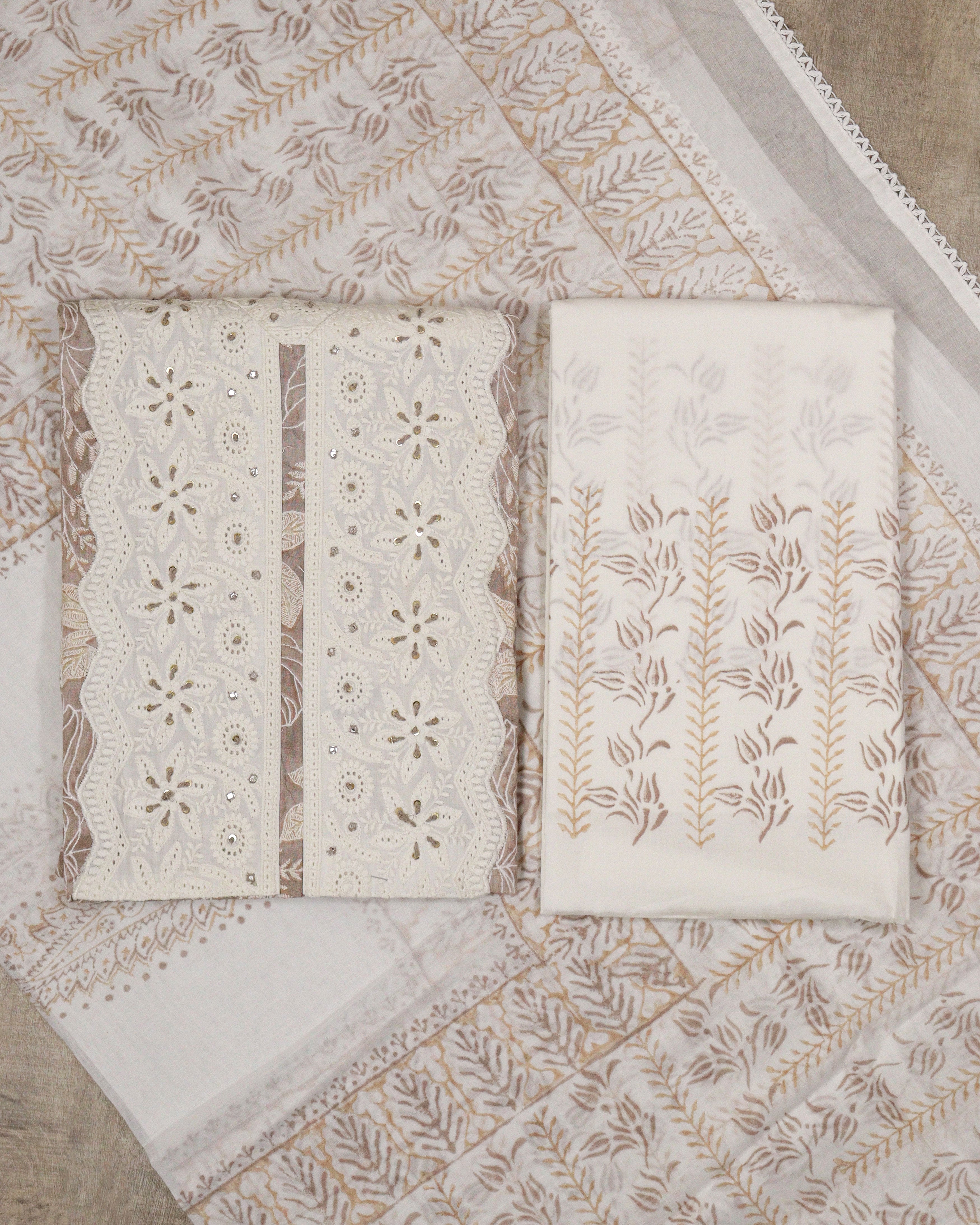 Load image into Gallery viewer, Pure Cotton Unstitched Suit-5243