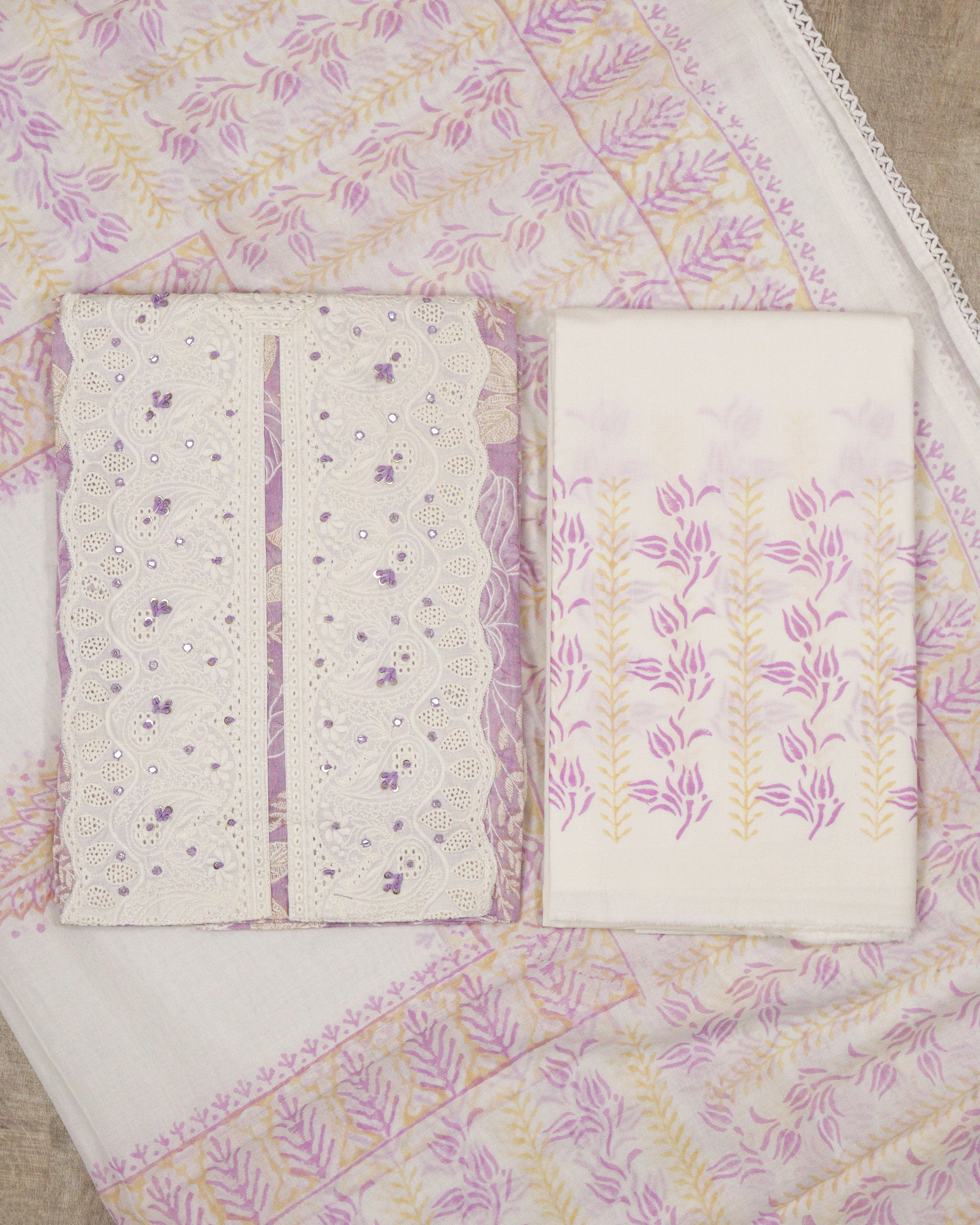 Load image into Gallery viewer, Pure Cotton Unstitched Suit-5243