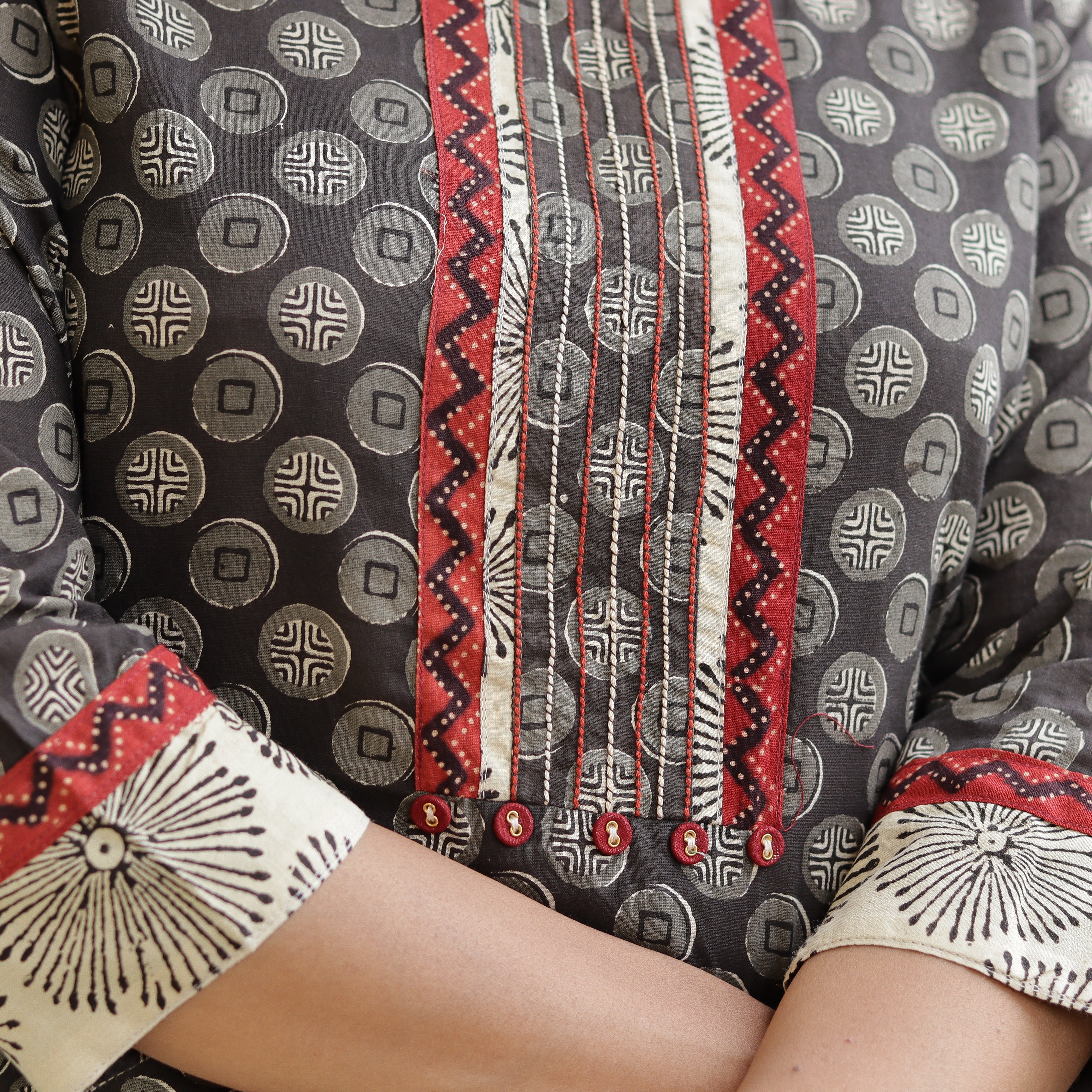 Load image into Gallery viewer, Cotton Printed Kurti - 3663