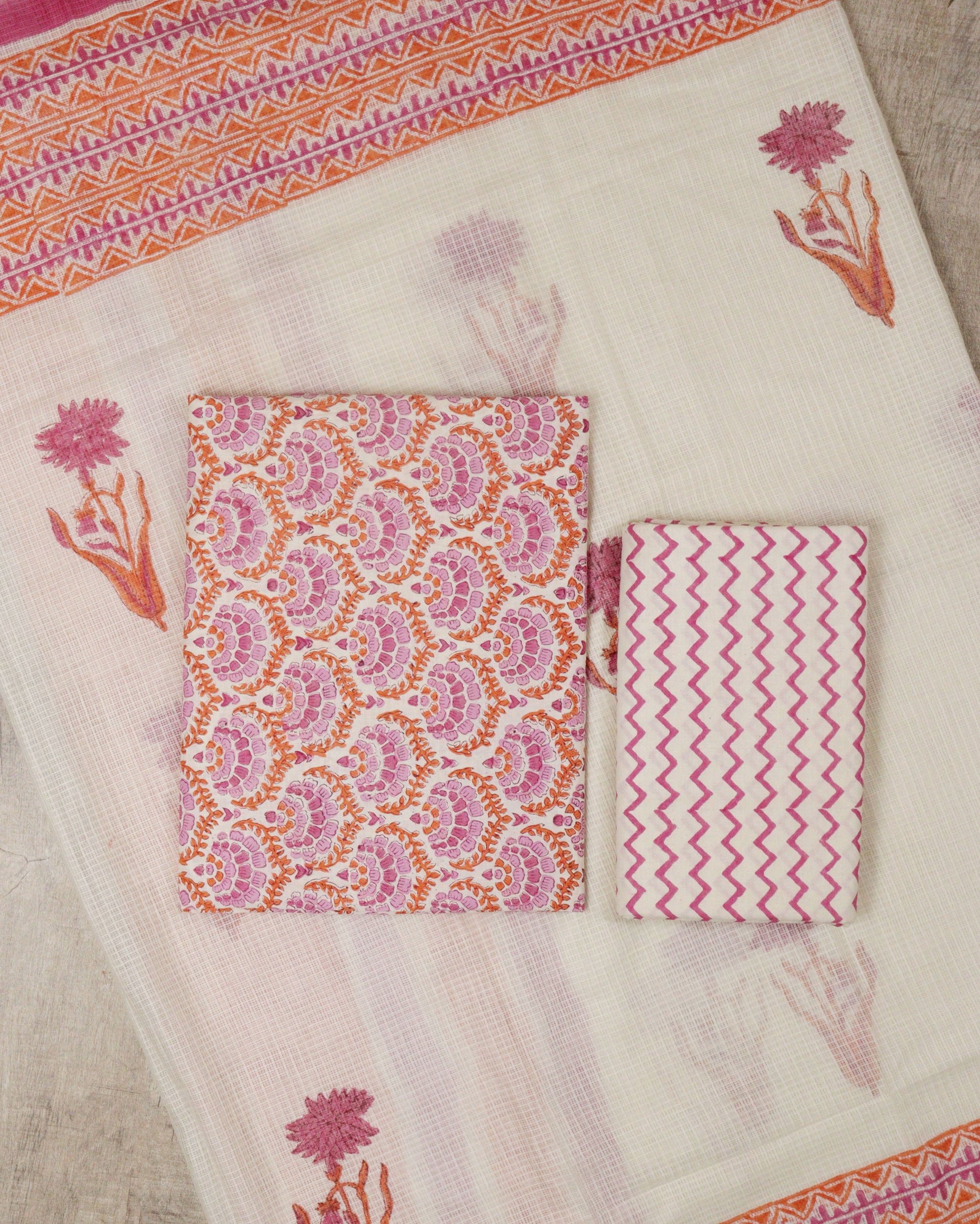 Load image into Gallery viewer, Pure Cotton Unstitched Suit- 4453