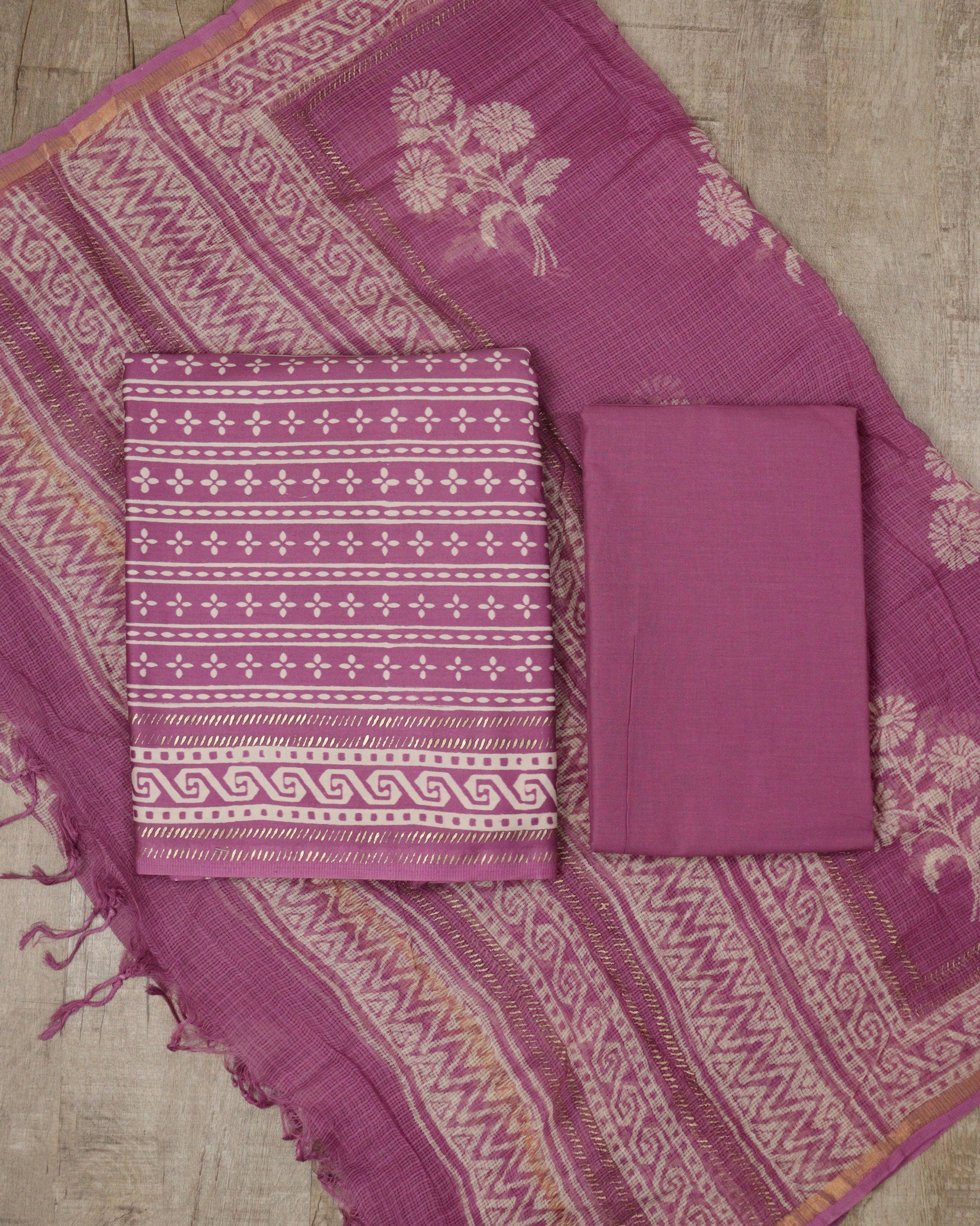 Load image into Gallery viewer, Modal Cotton Unstitched Suit- 5237