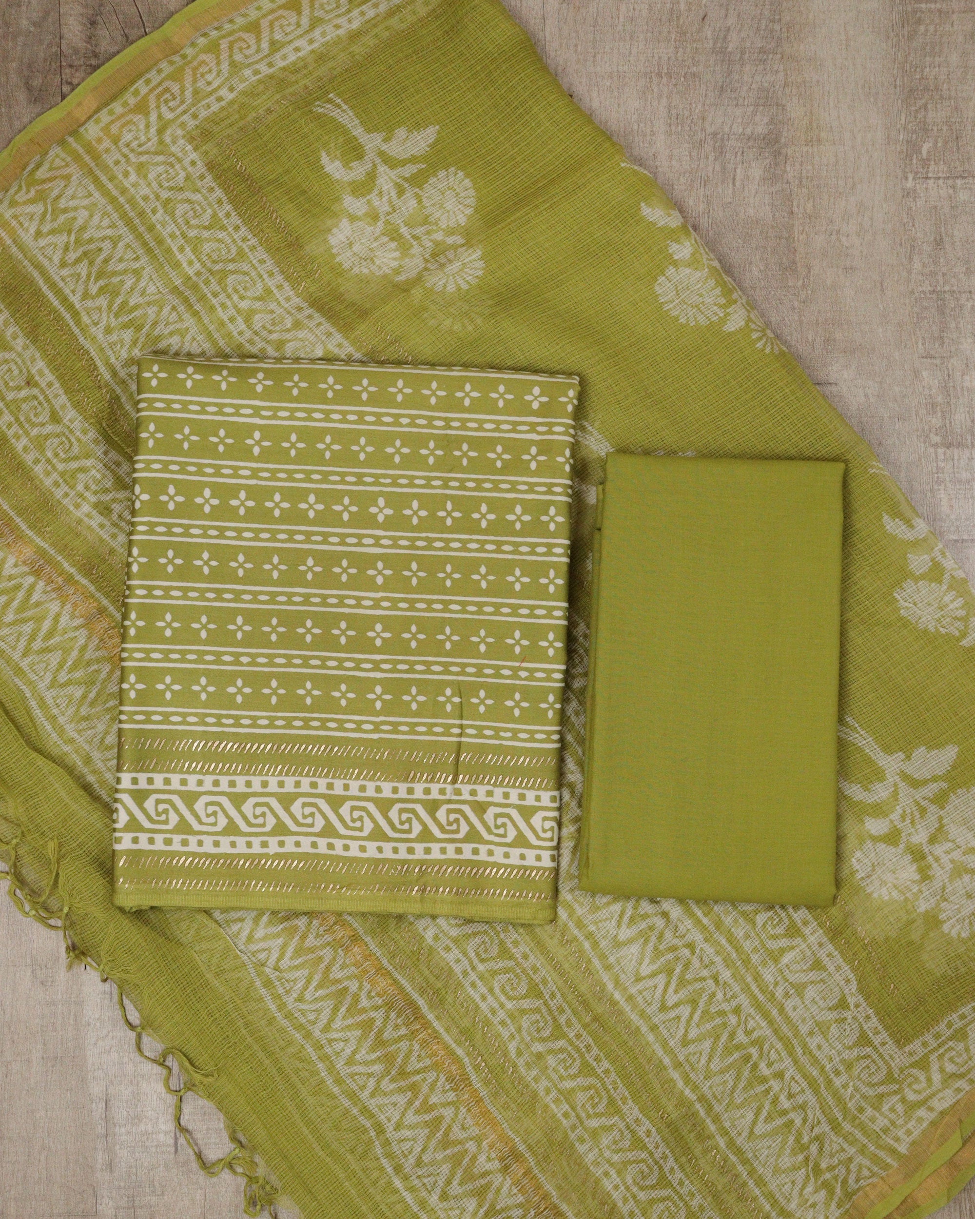 Load image into Gallery viewer, Modal Cotton Unstitched Suit- 5237