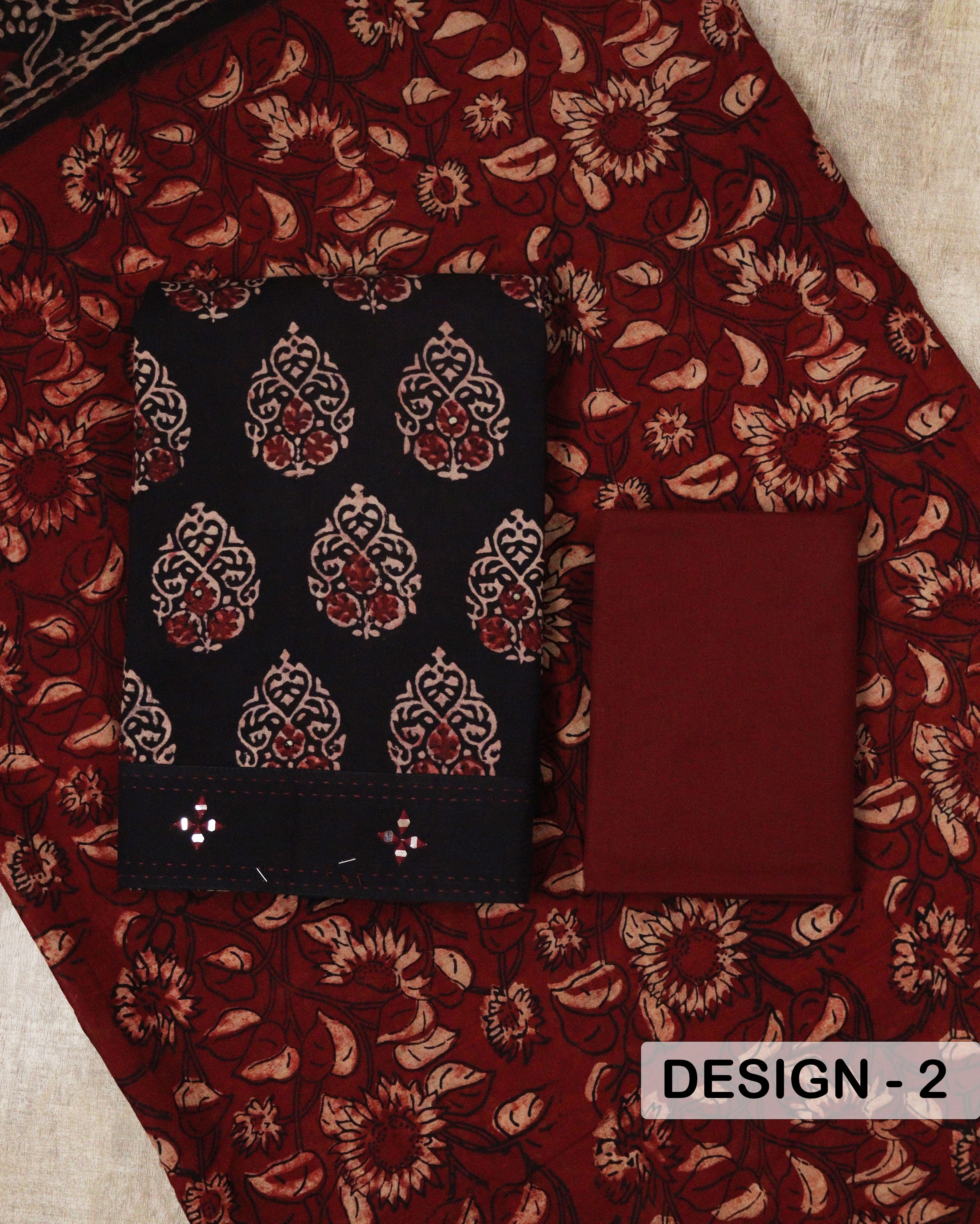 Load image into Gallery viewer, Pure Cotton Unstitched Suit- 4473