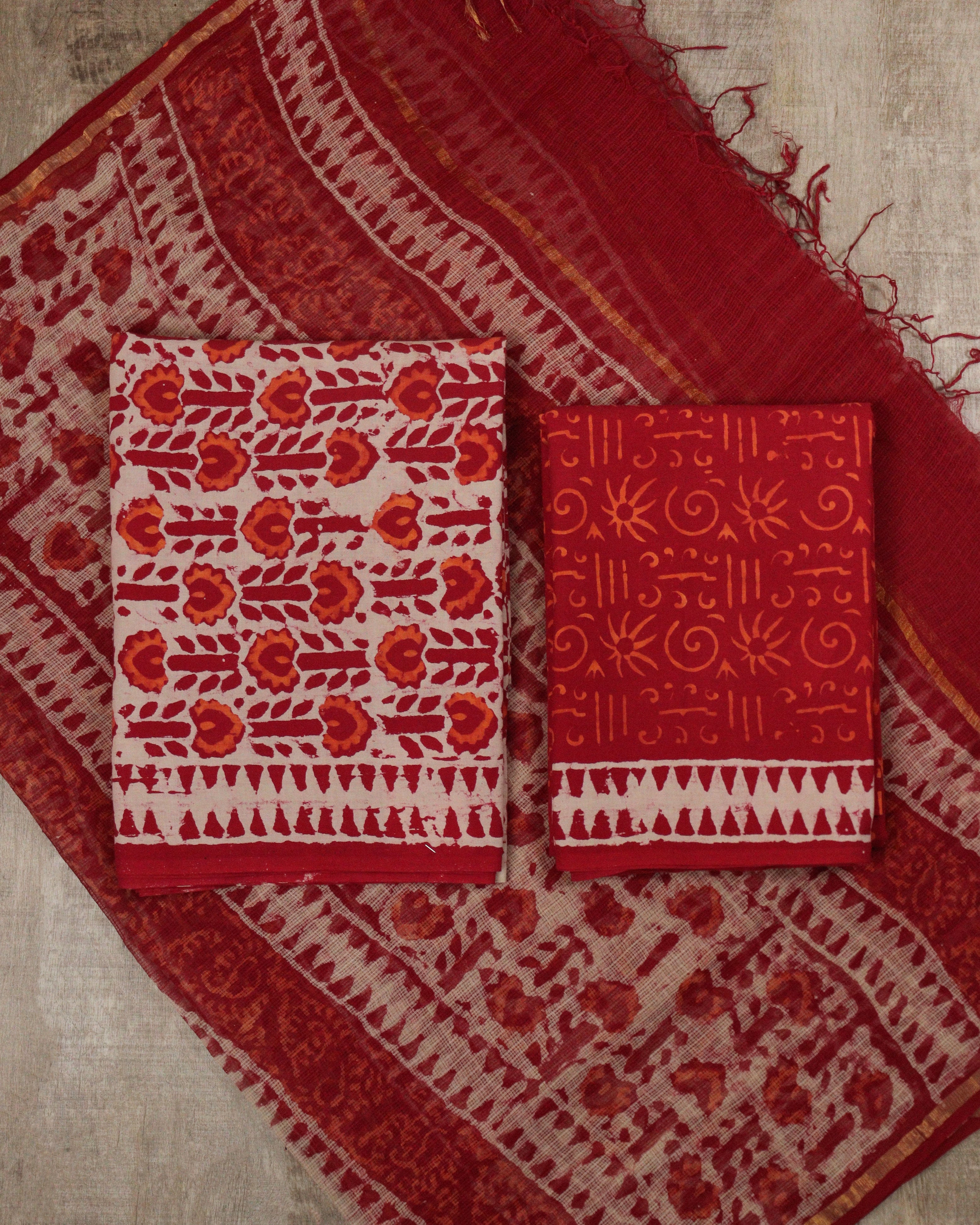 Load image into Gallery viewer, Pure Cotton Unstitched Suit-5276