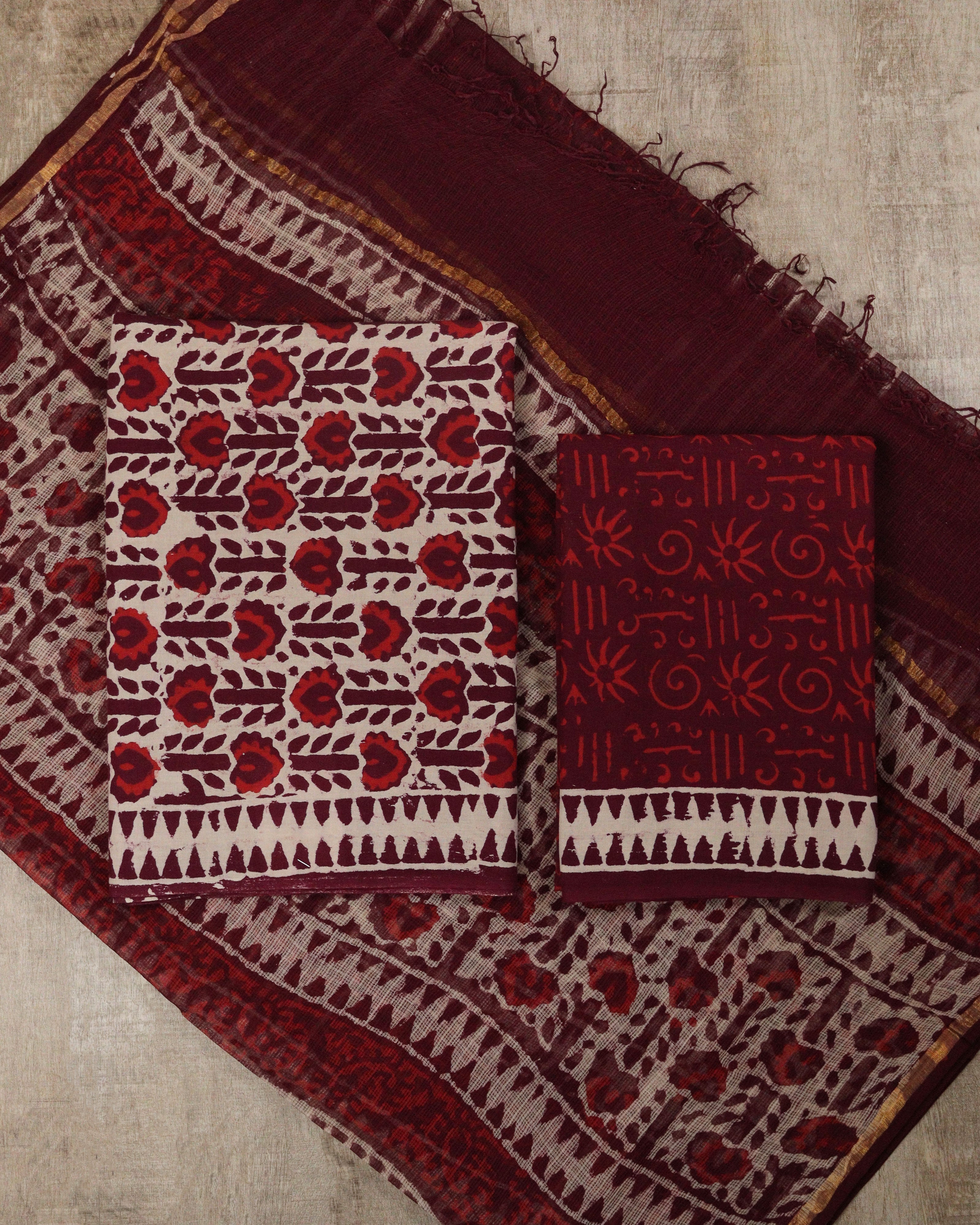 Load image into Gallery viewer, Pure Cotton Unstitched Suit-5276