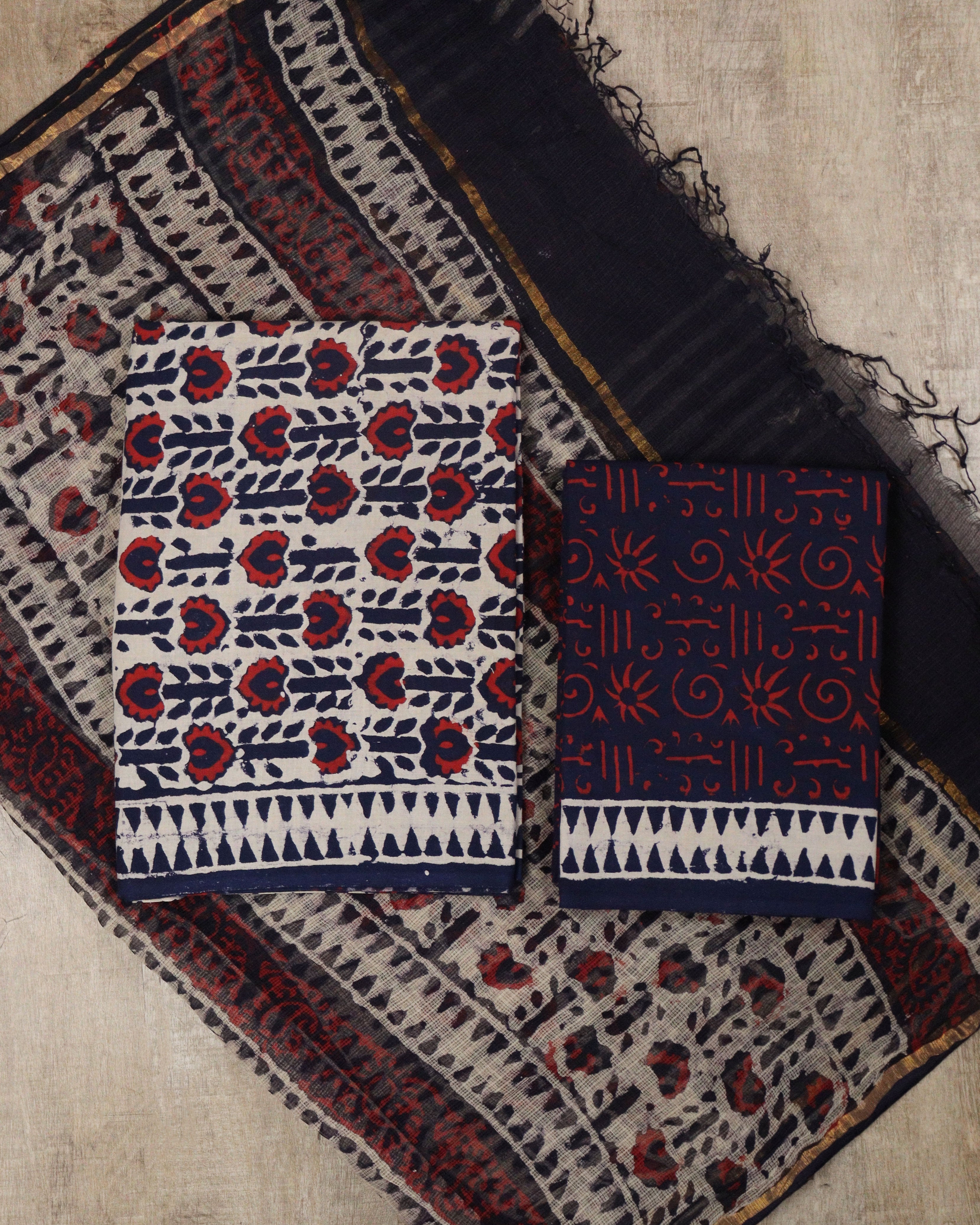 Load image into Gallery viewer, Pure Cotton Unstitched Suit-5276