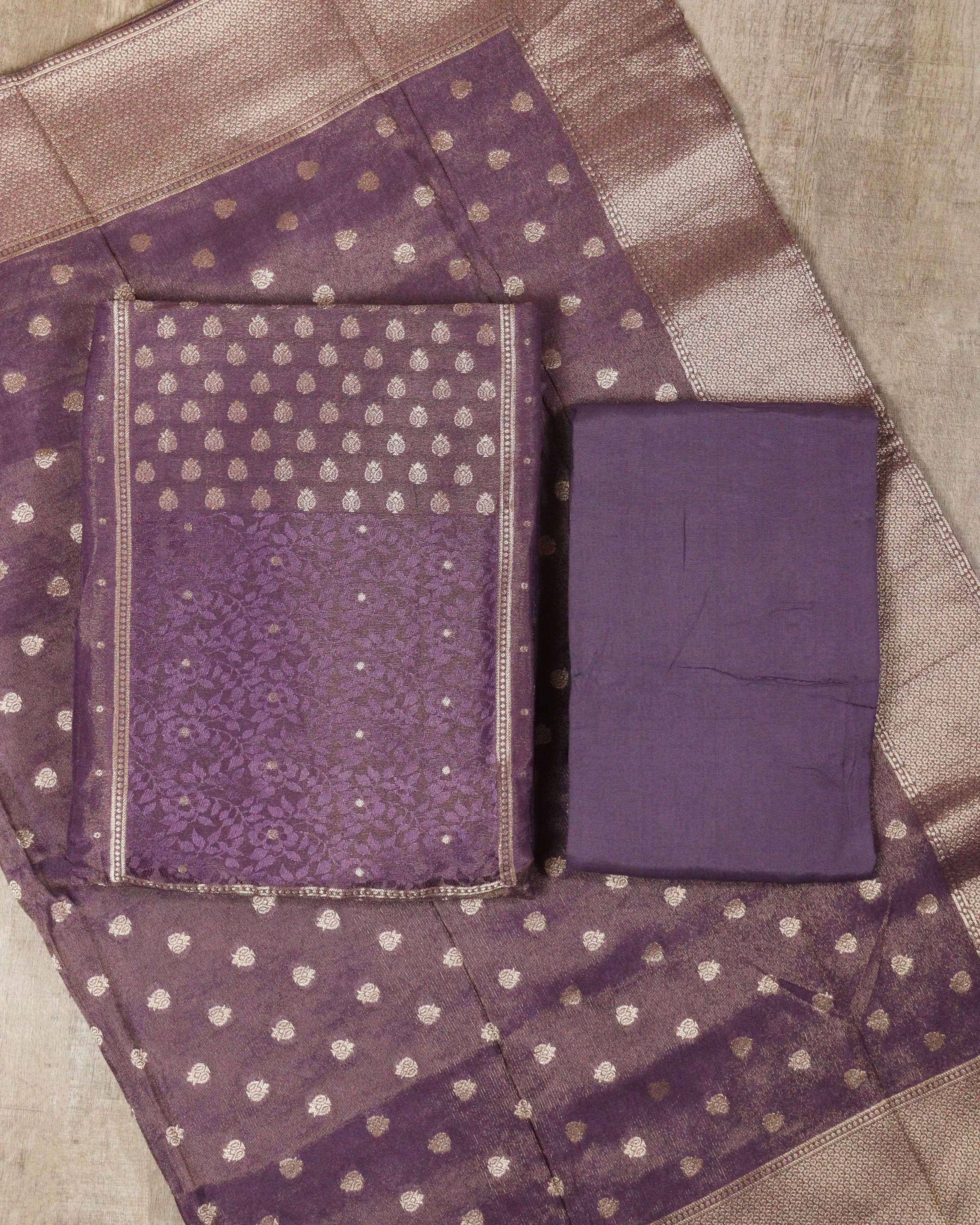 Load image into Gallery viewer, Banarasi Unstitched Suit-5275