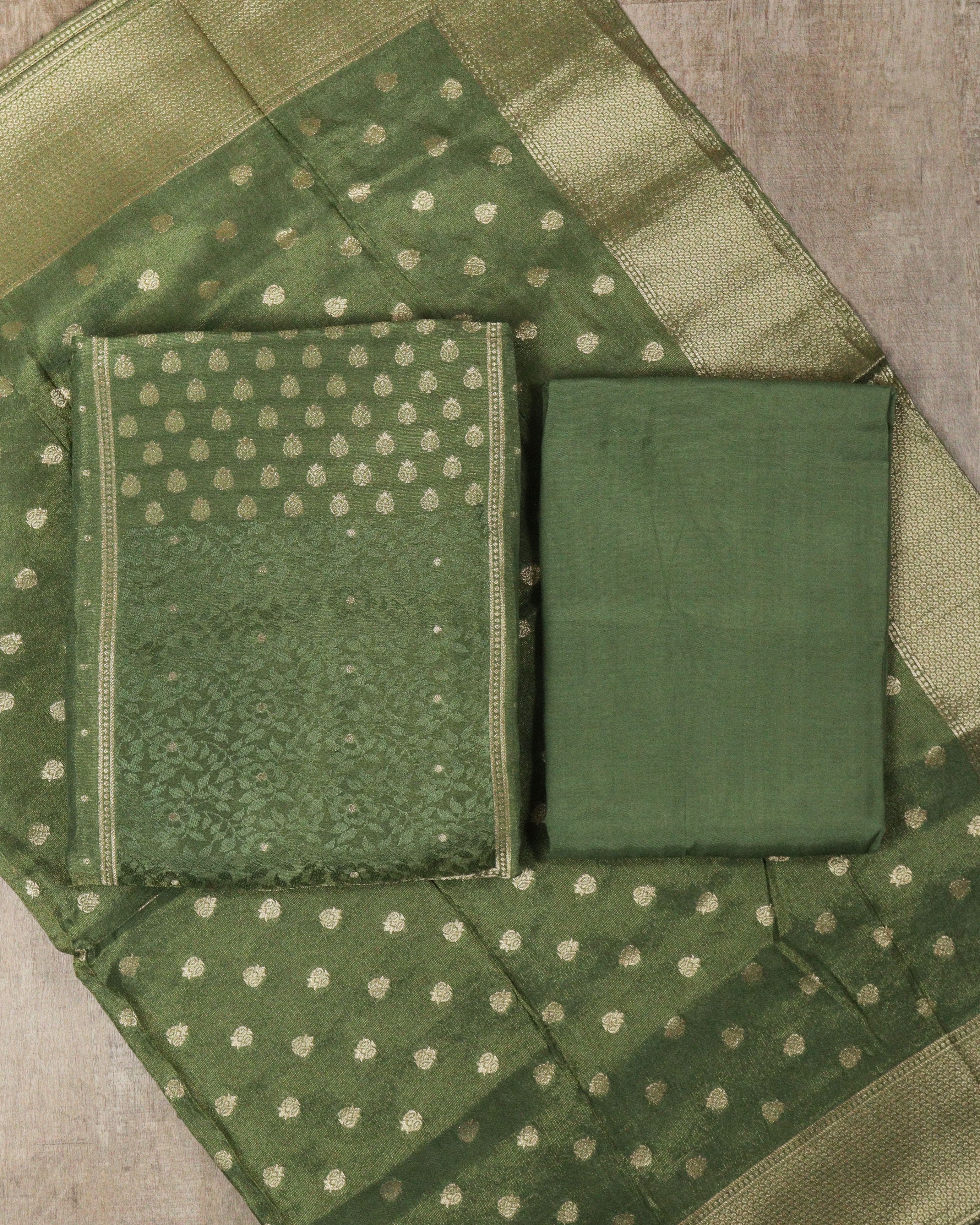 Load image into Gallery viewer, Banarasi Unstitched Suit-5275