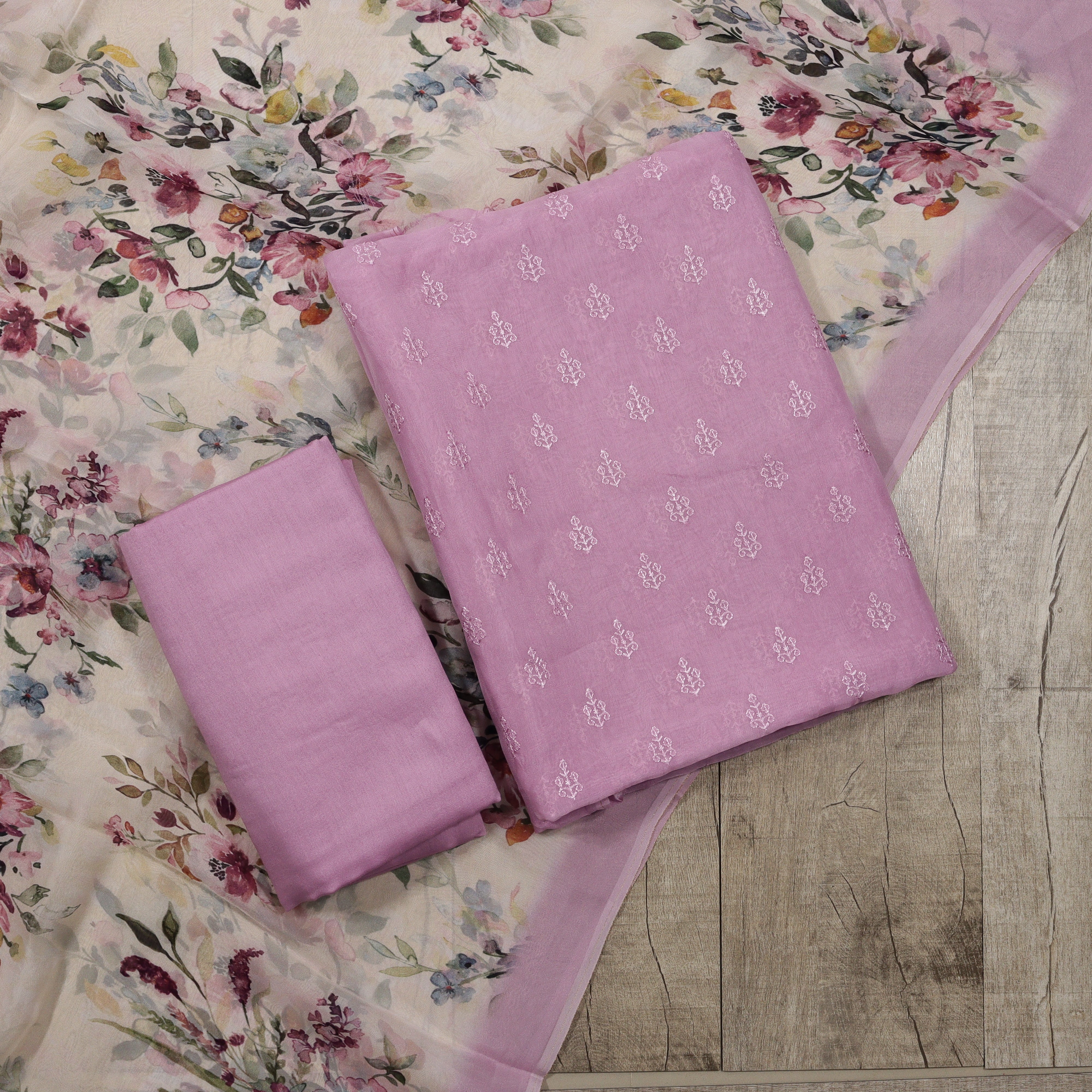 Load image into Gallery viewer, Pure Viscose Organza Unstitched Suit - 3866