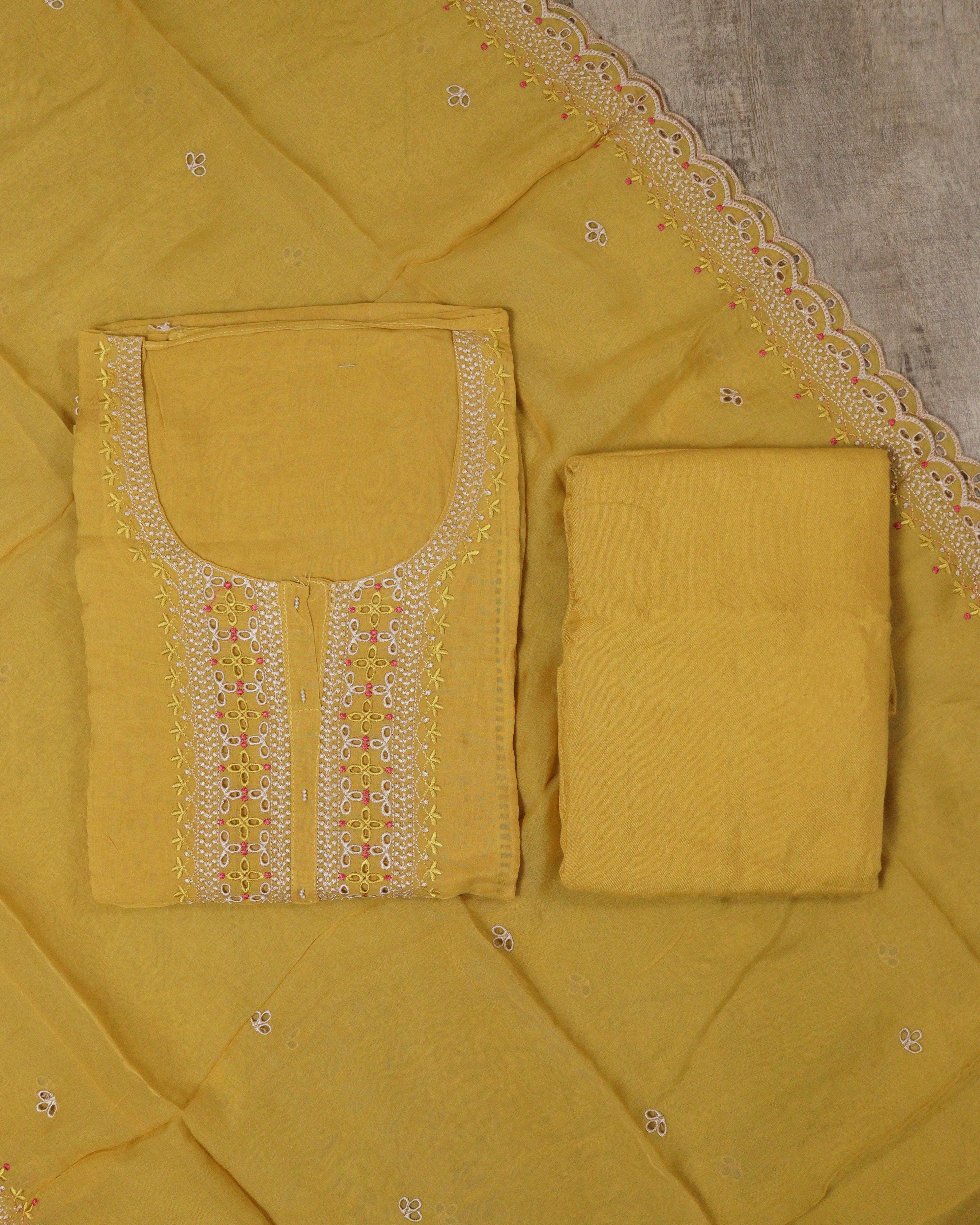 Load image into Gallery viewer, Viscose Organza Unstitched Suit-5316