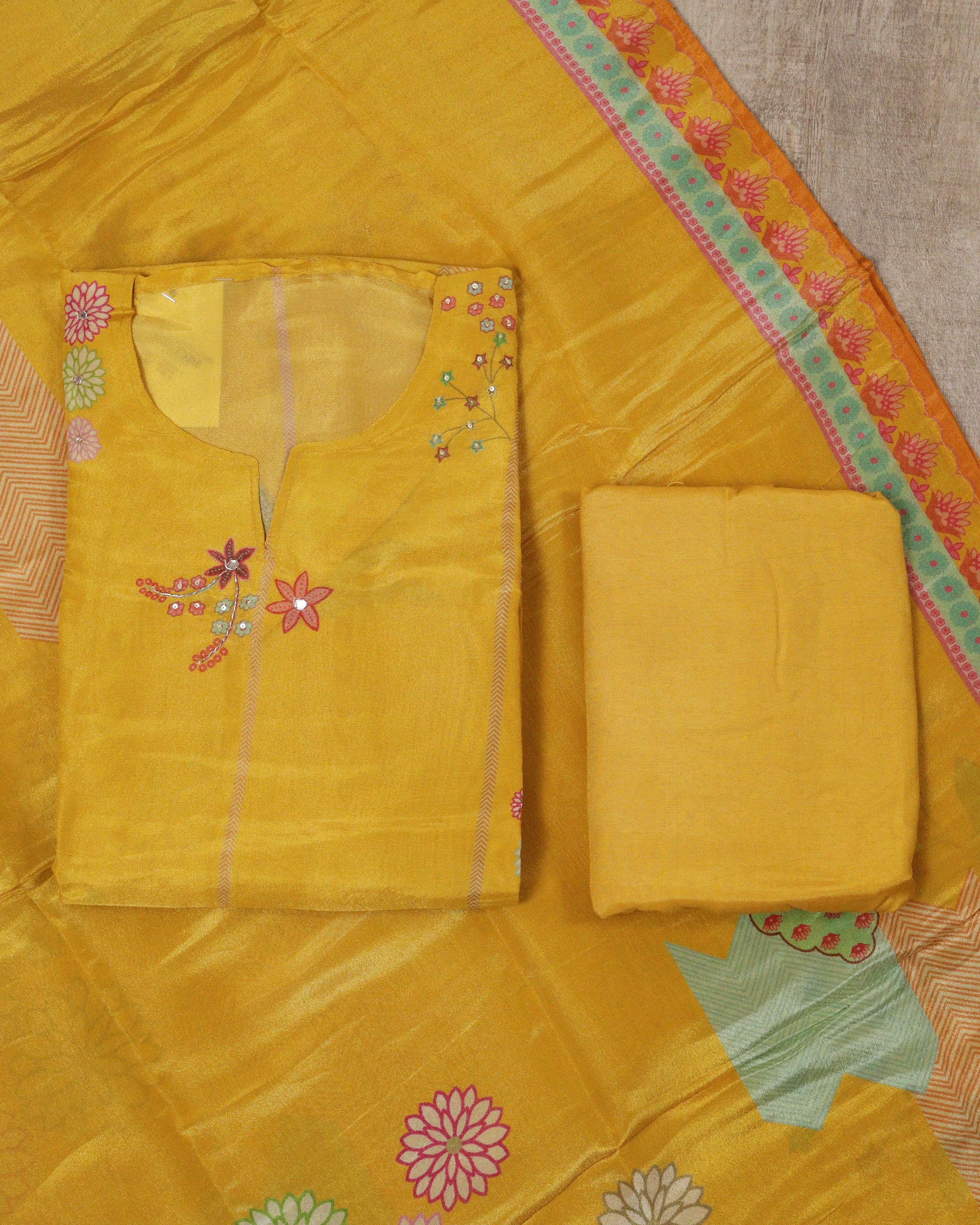 Load image into Gallery viewer, Tissue Organza Unstitched Suit -5279