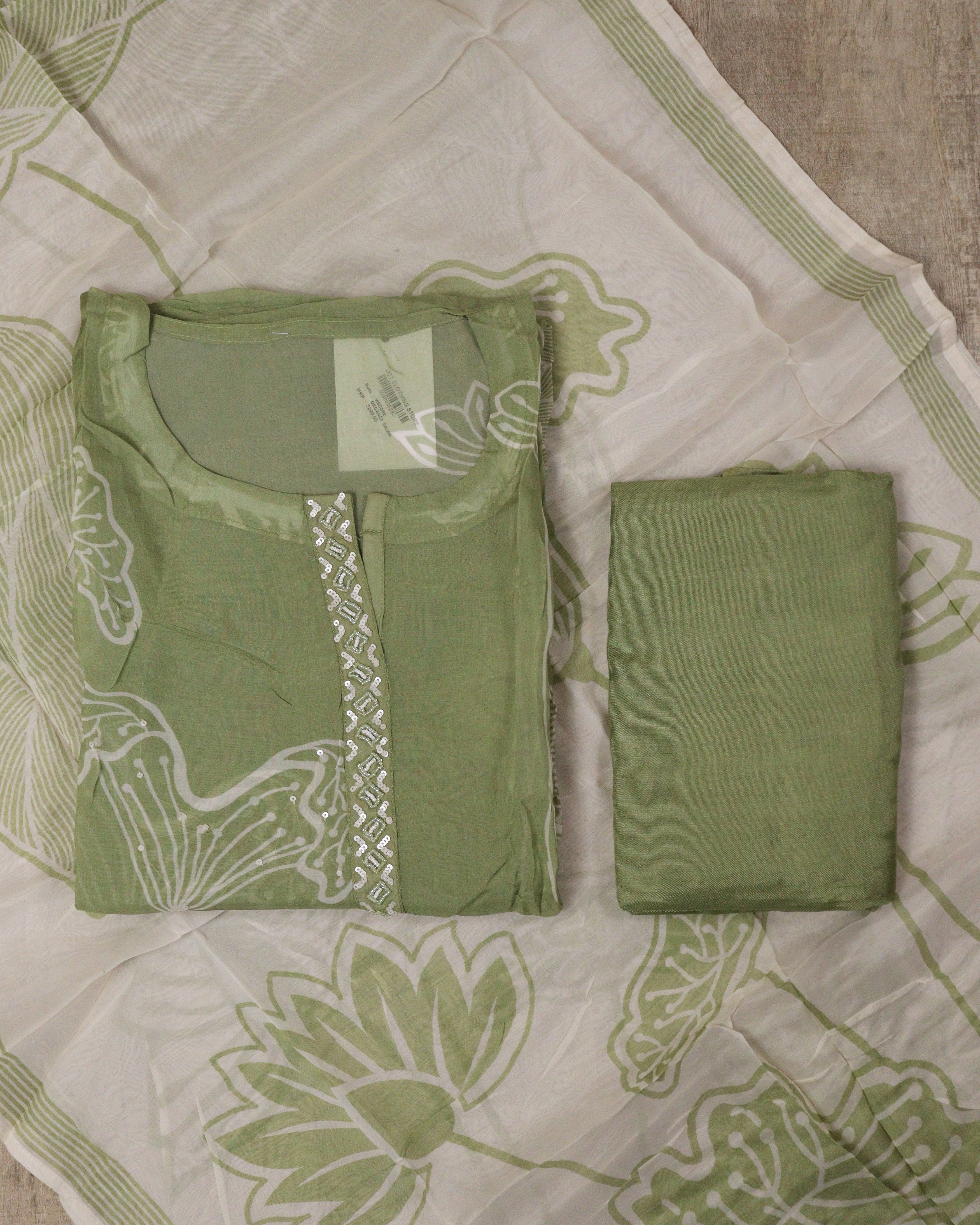 Load image into Gallery viewer, Viscose Organza Unstitched Suit-5283