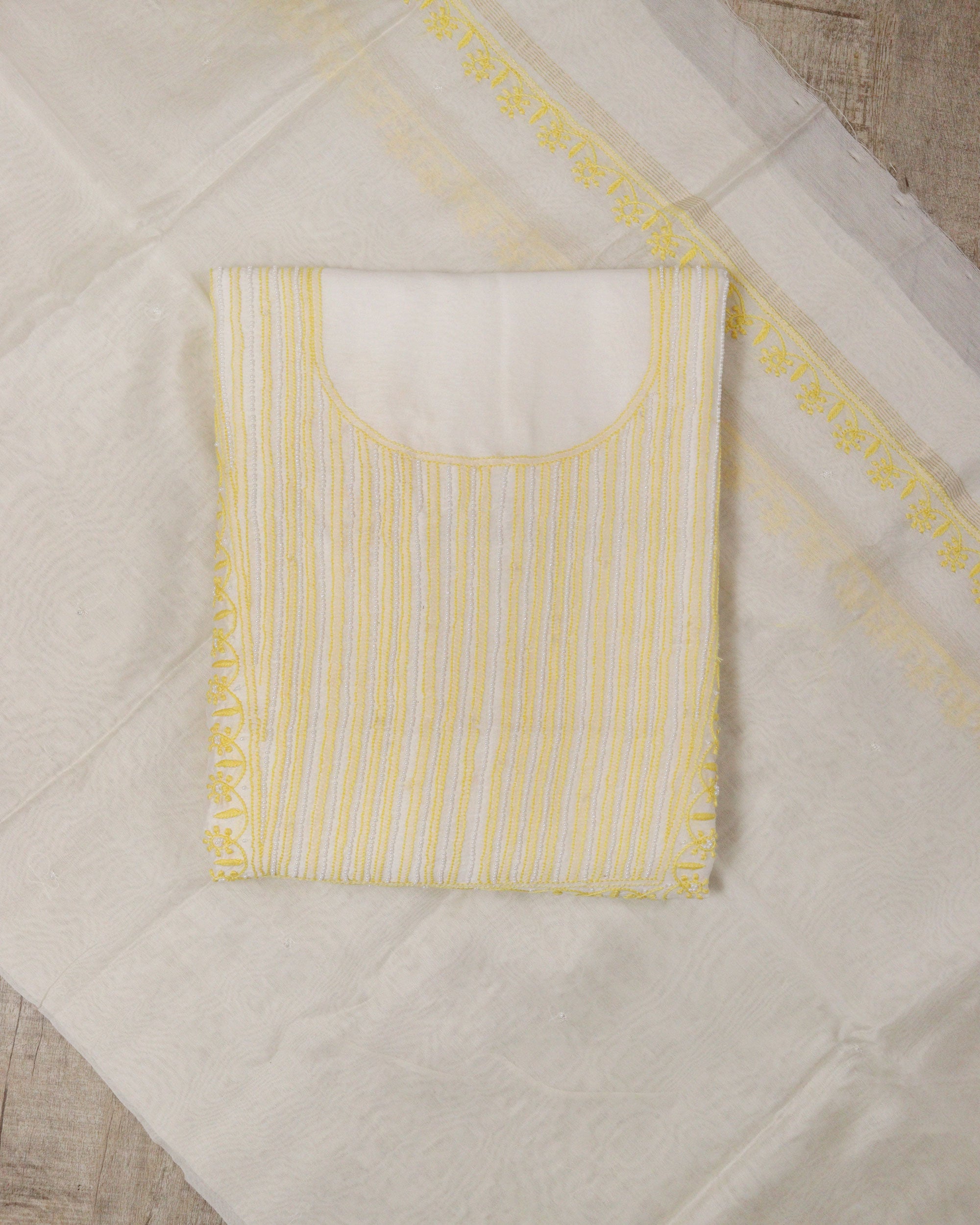 Load image into Gallery viewer, Chanderi Cotton Unstitched Suit-2515