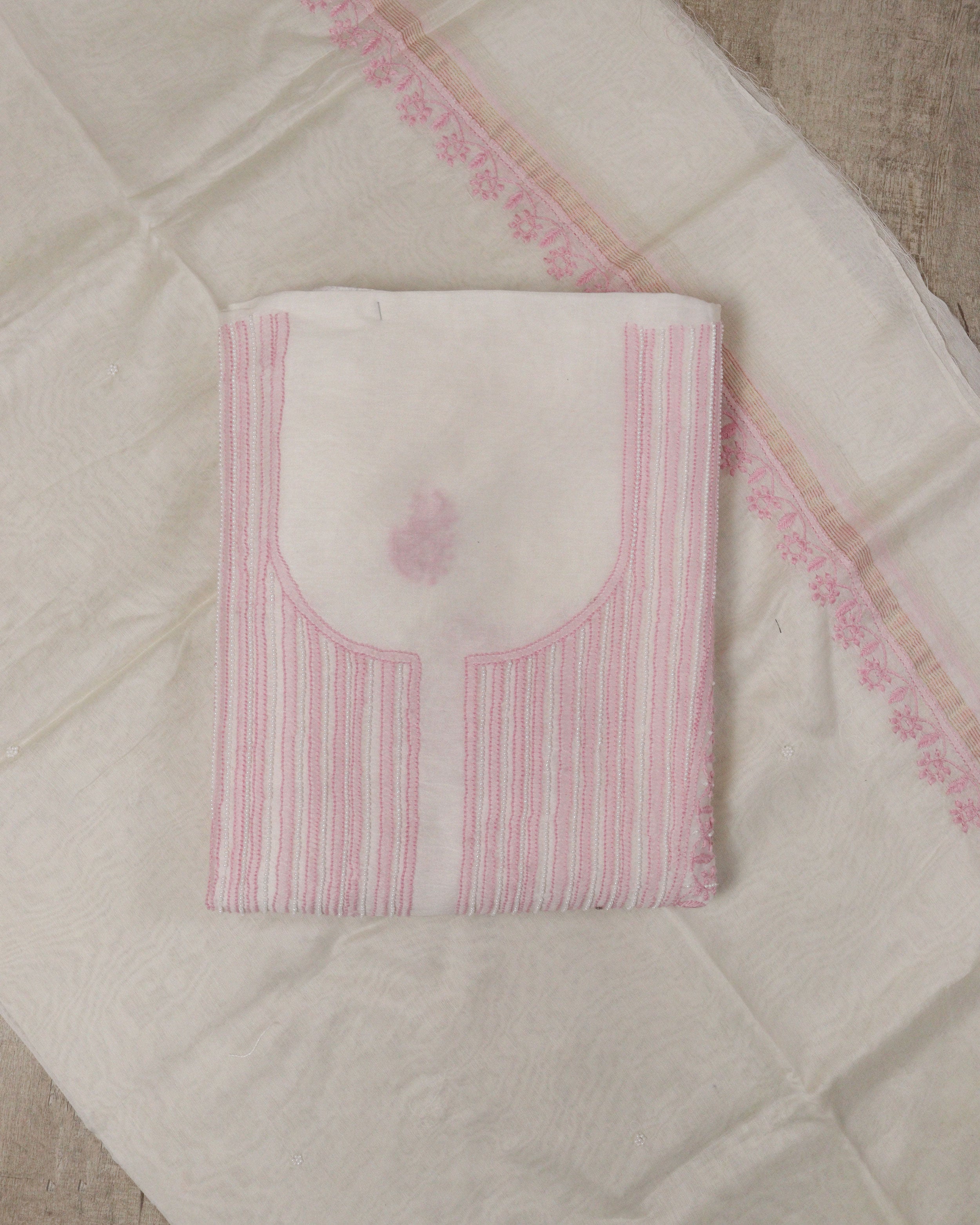 Load image into Gallery viewer, Chanderi Cotton Unstitched Suit-2515