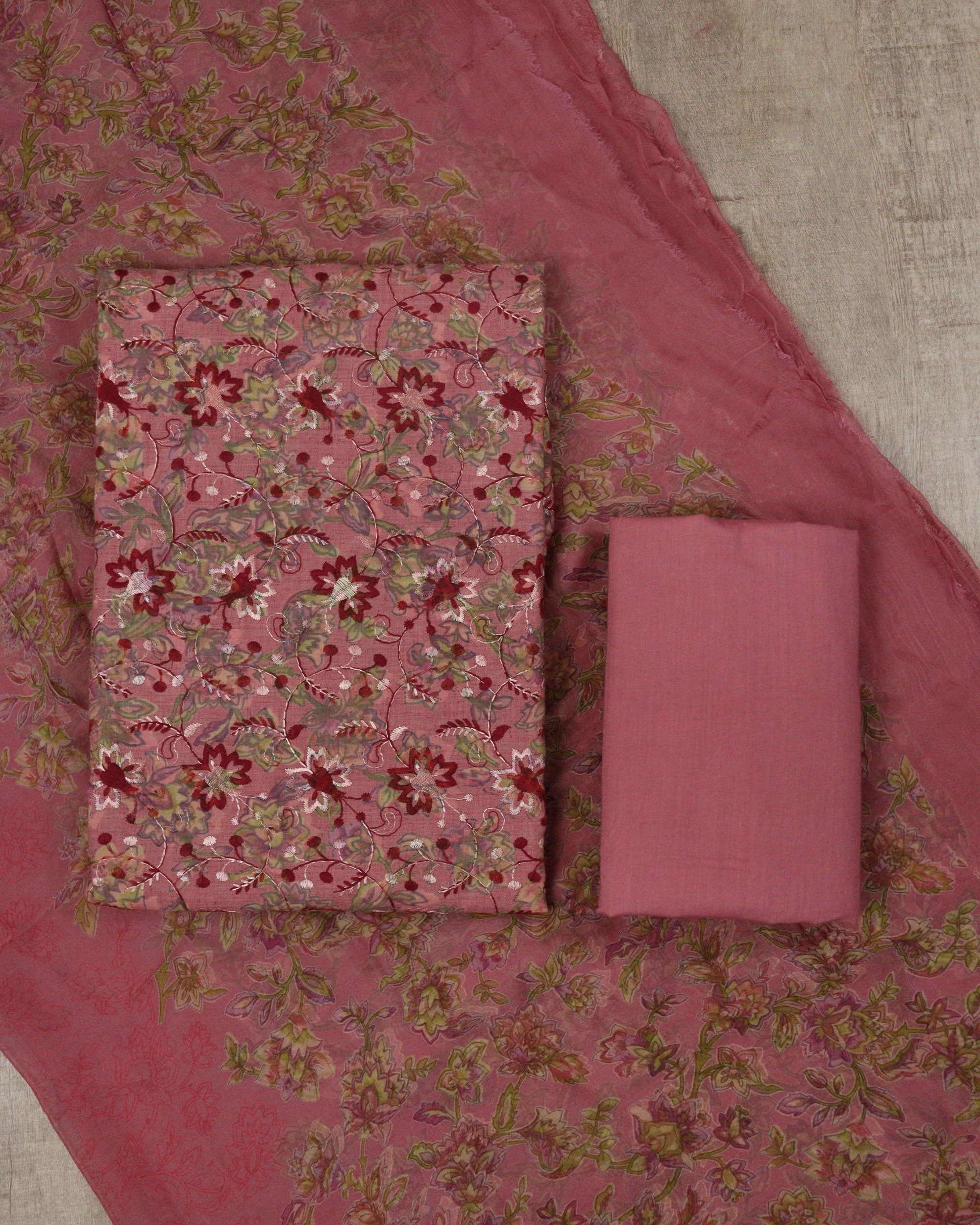 Load image into Gallery viewer, Pure Cotton Unstitched Suit-5349