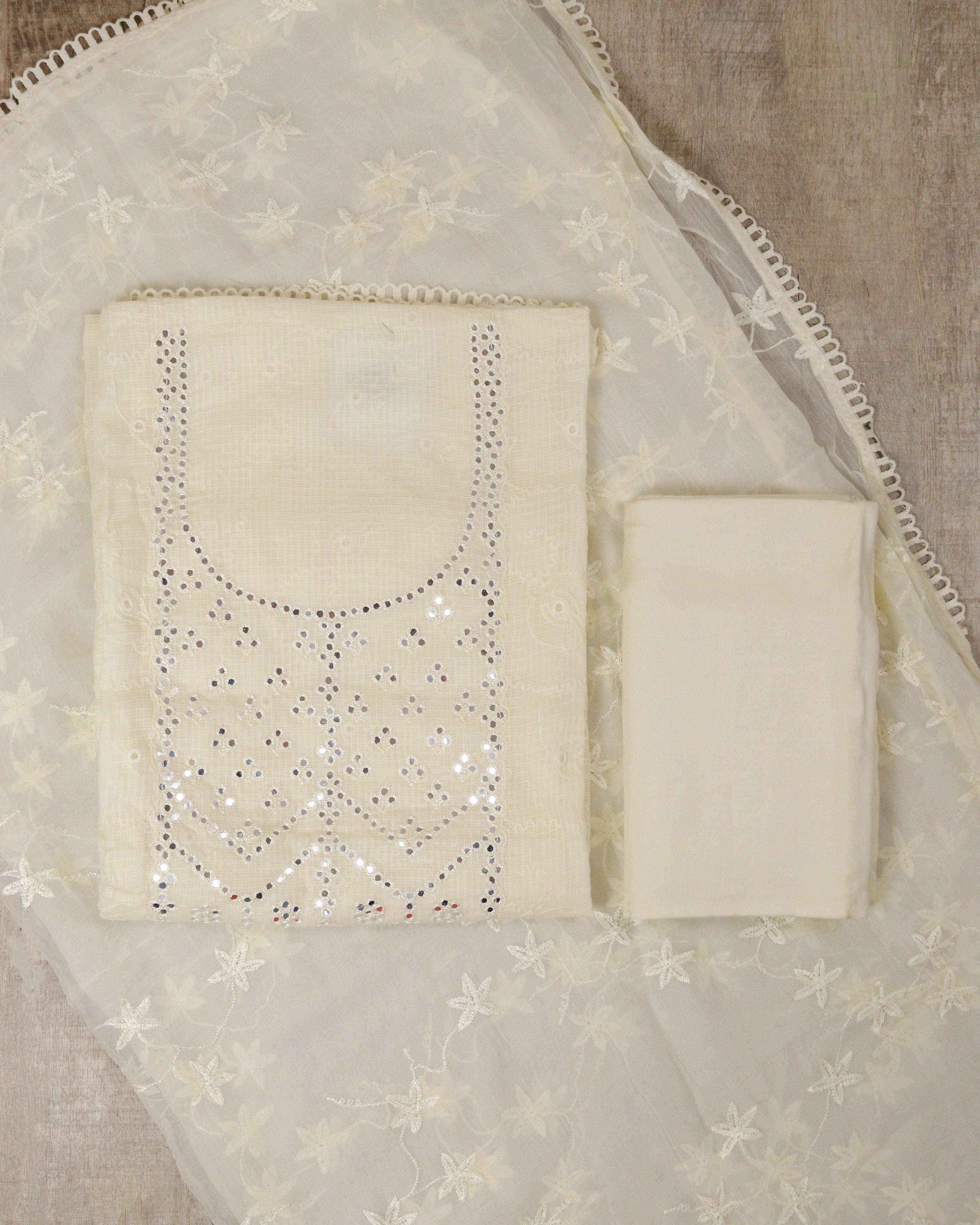 Load image into Gallery viewer, Pure Kotta Cotton Unstitched Suit-5396