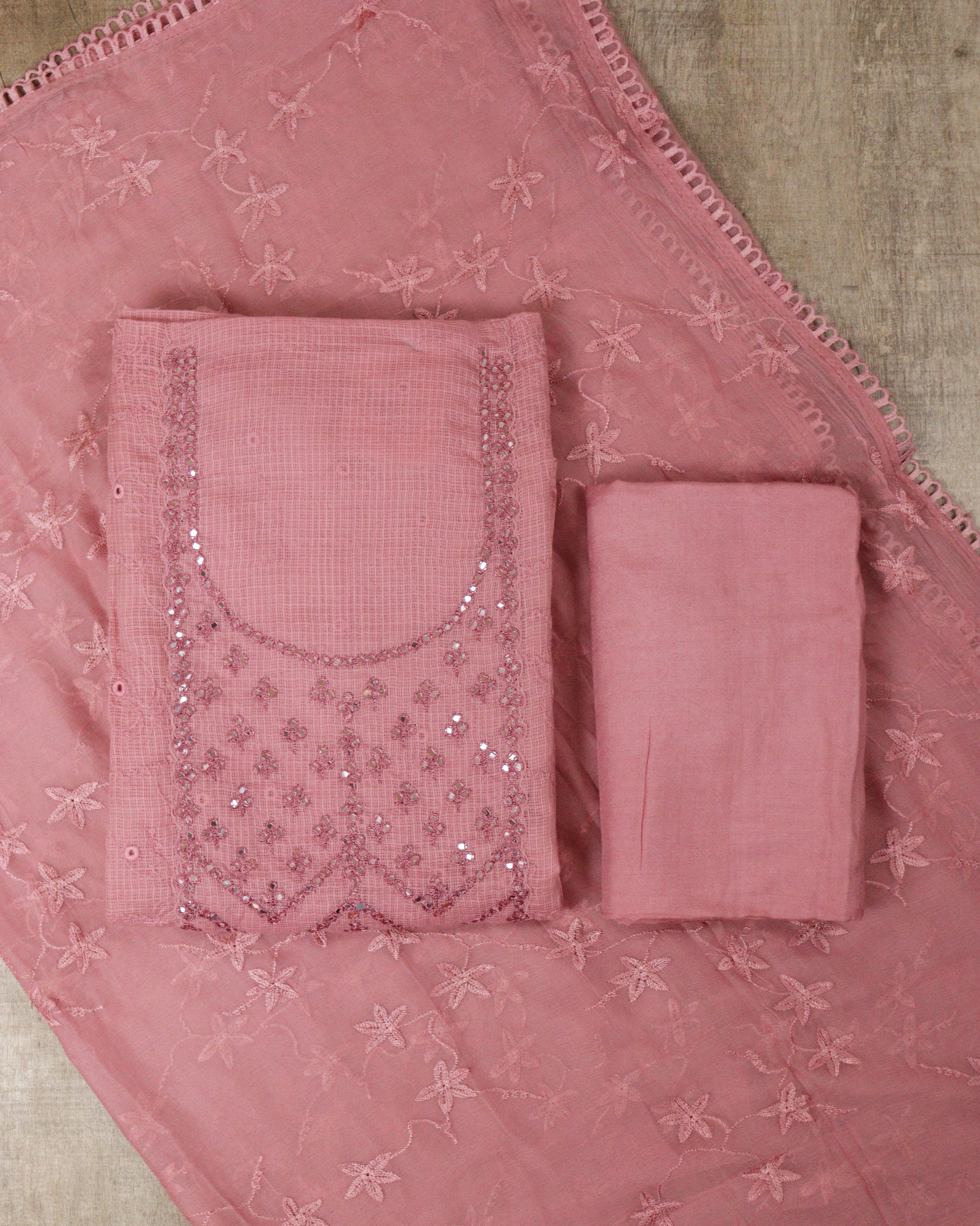 Load image into Gallery viewer, Pure Kotta Cotton Unstitched Suit-5396