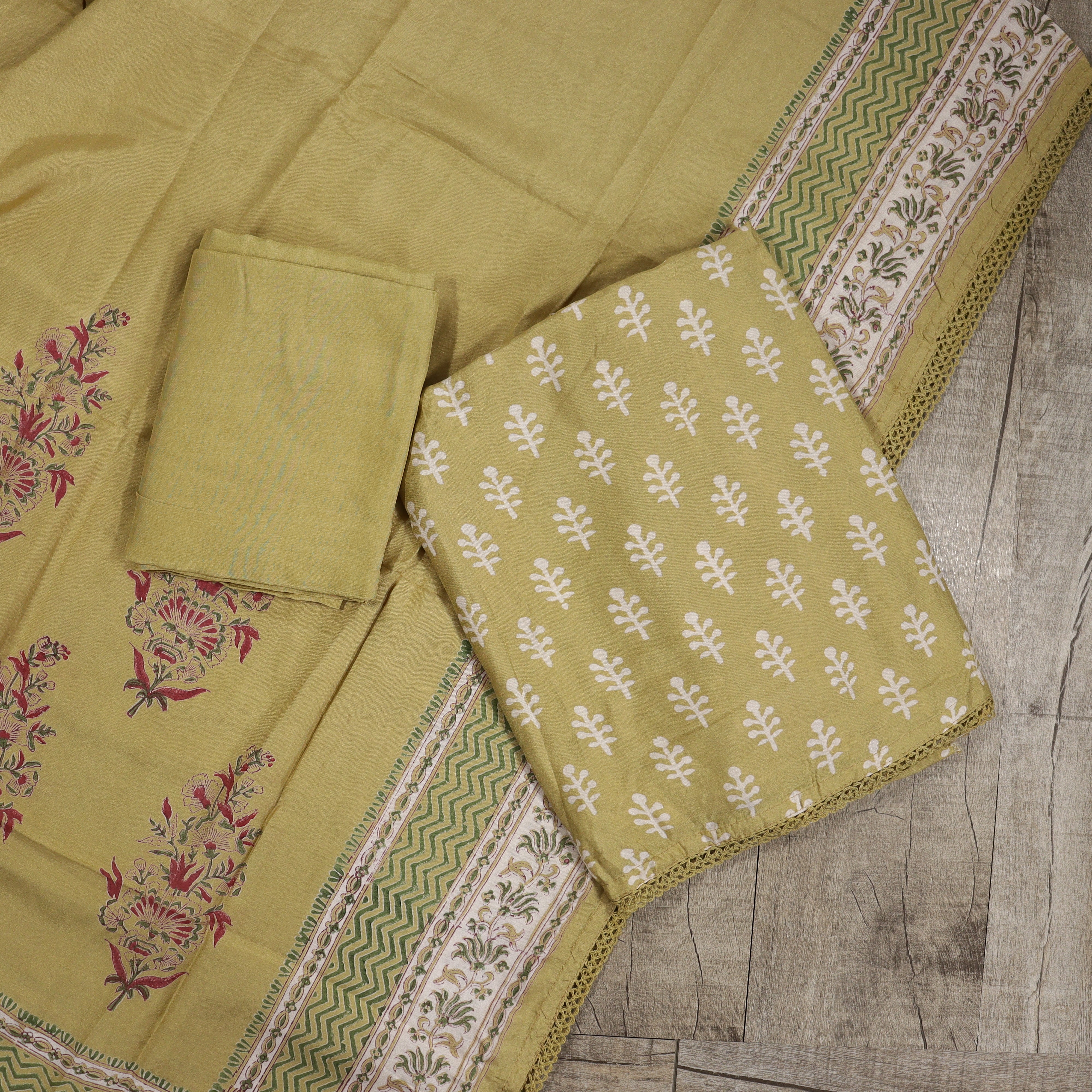 Load image into Gallery viewer, Modal Muslin Silk Unstitched Suit - 3883