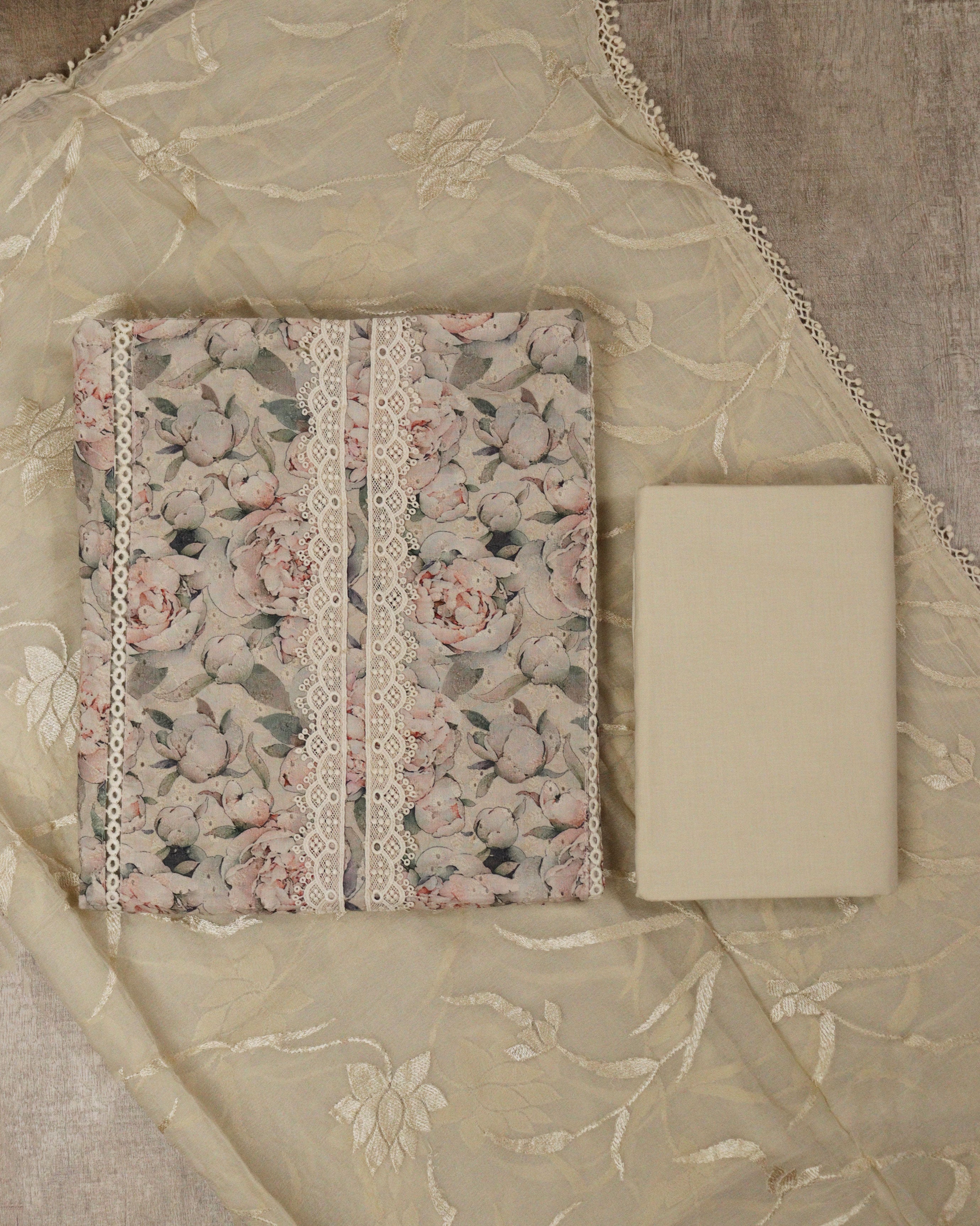 Load image into Gallery viewer, Pure Cotton Unstitched Suit-4580