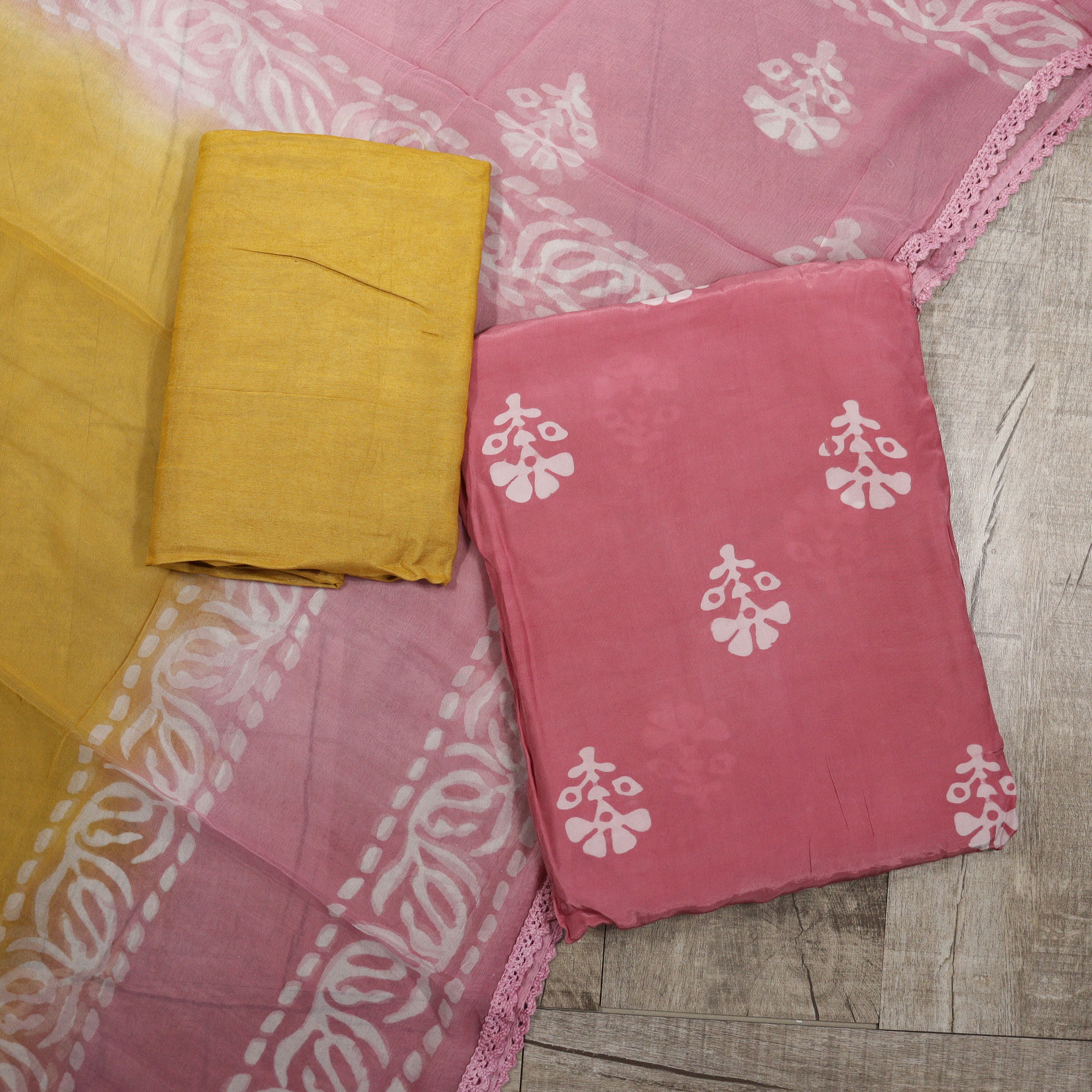 Load image into Gallery viewer, Crepe Silk Unstitched Suit - 3877