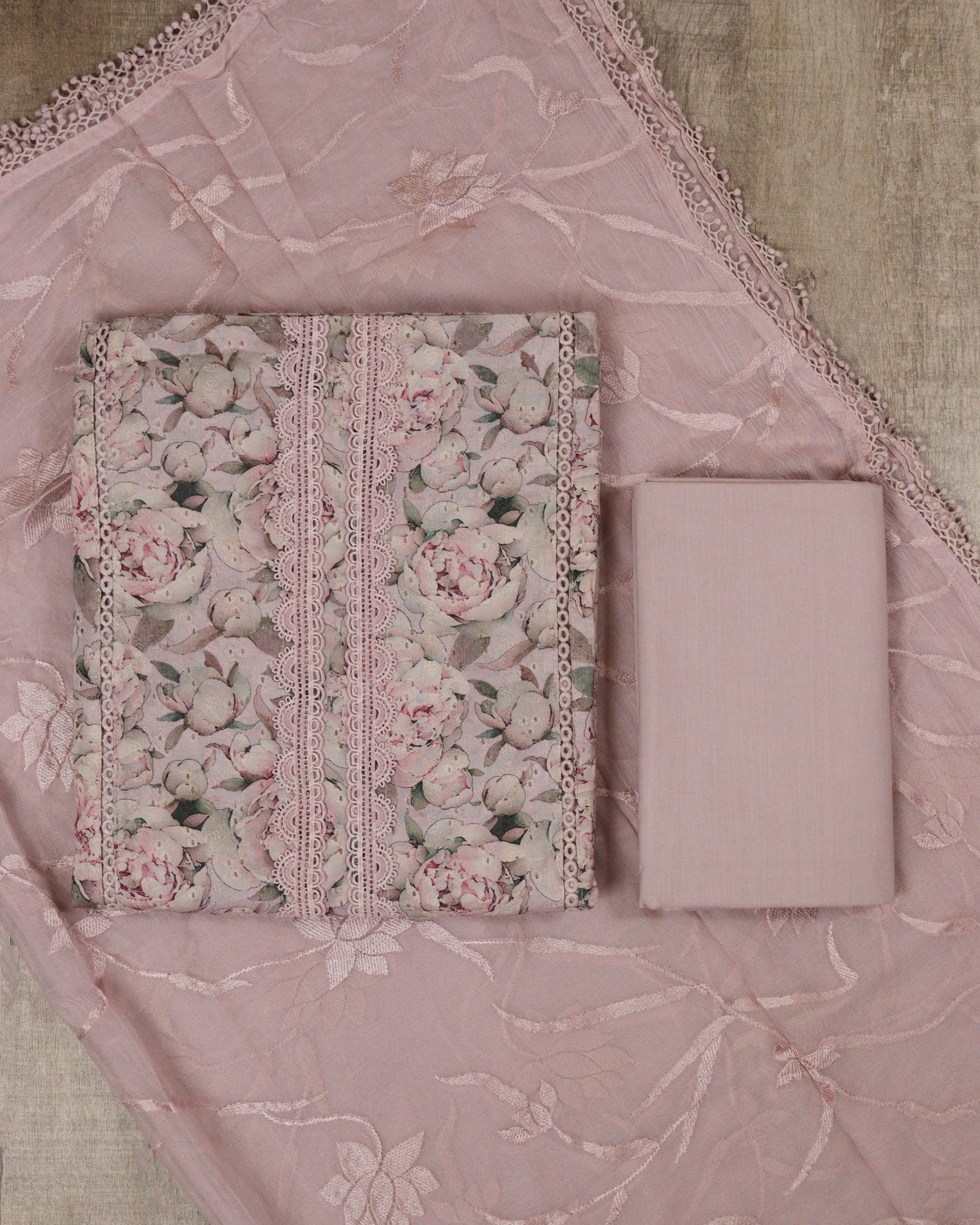 Load image into Gallery viewer, Pure Cotton Unstitched Suit-4580