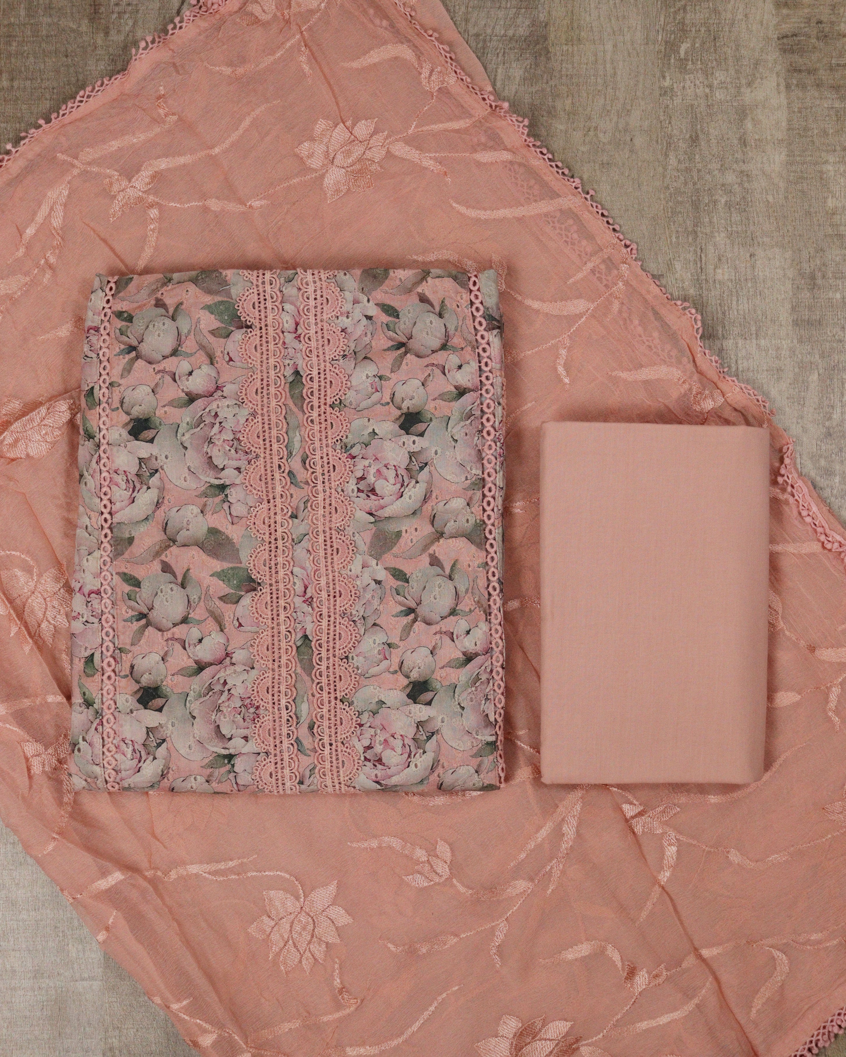 Load image into Gallery viewer, Pure Cotton Unstitched Suit-4580