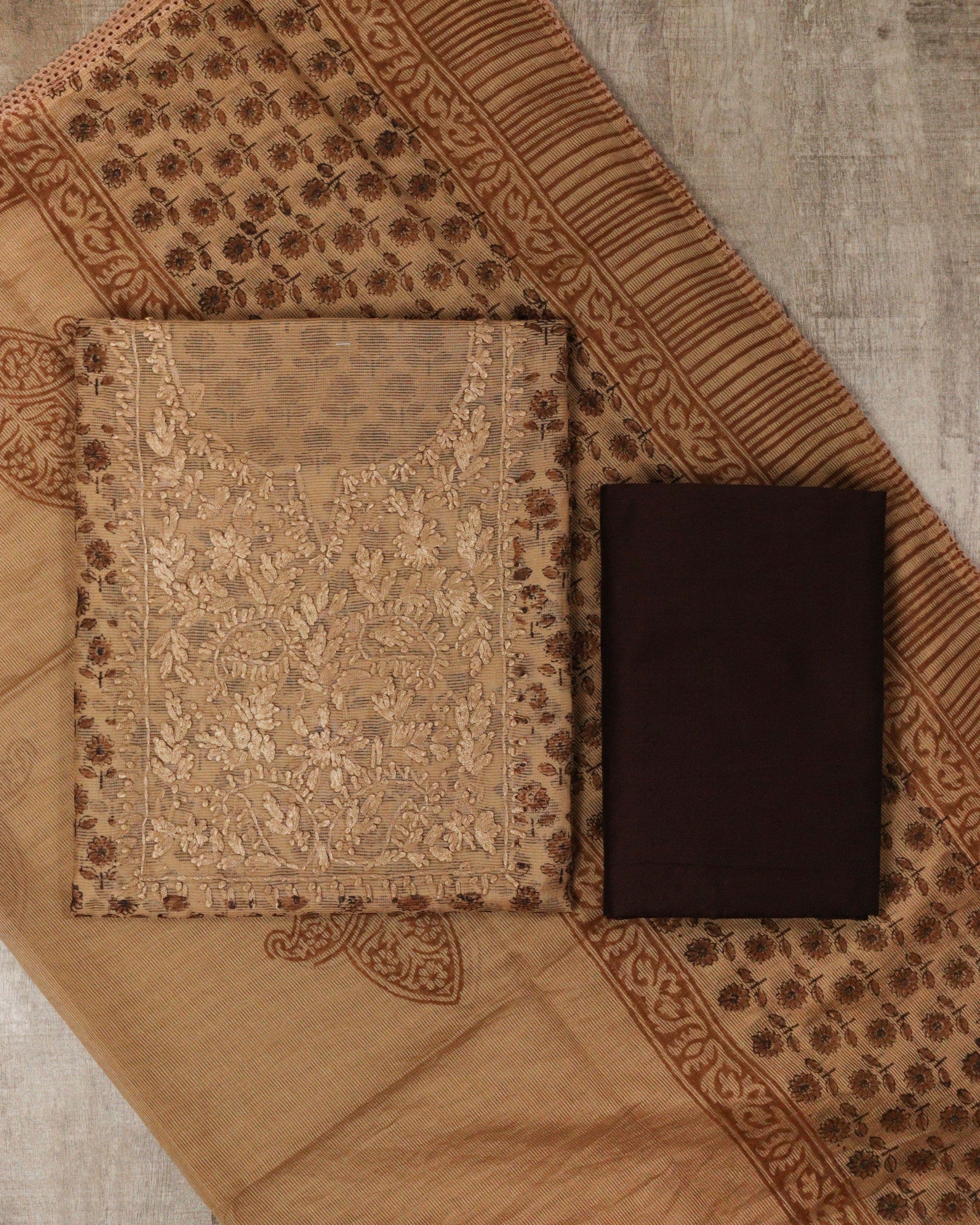 Load image into Gallery viewer, Net Kotta Unstitched Suit-5434