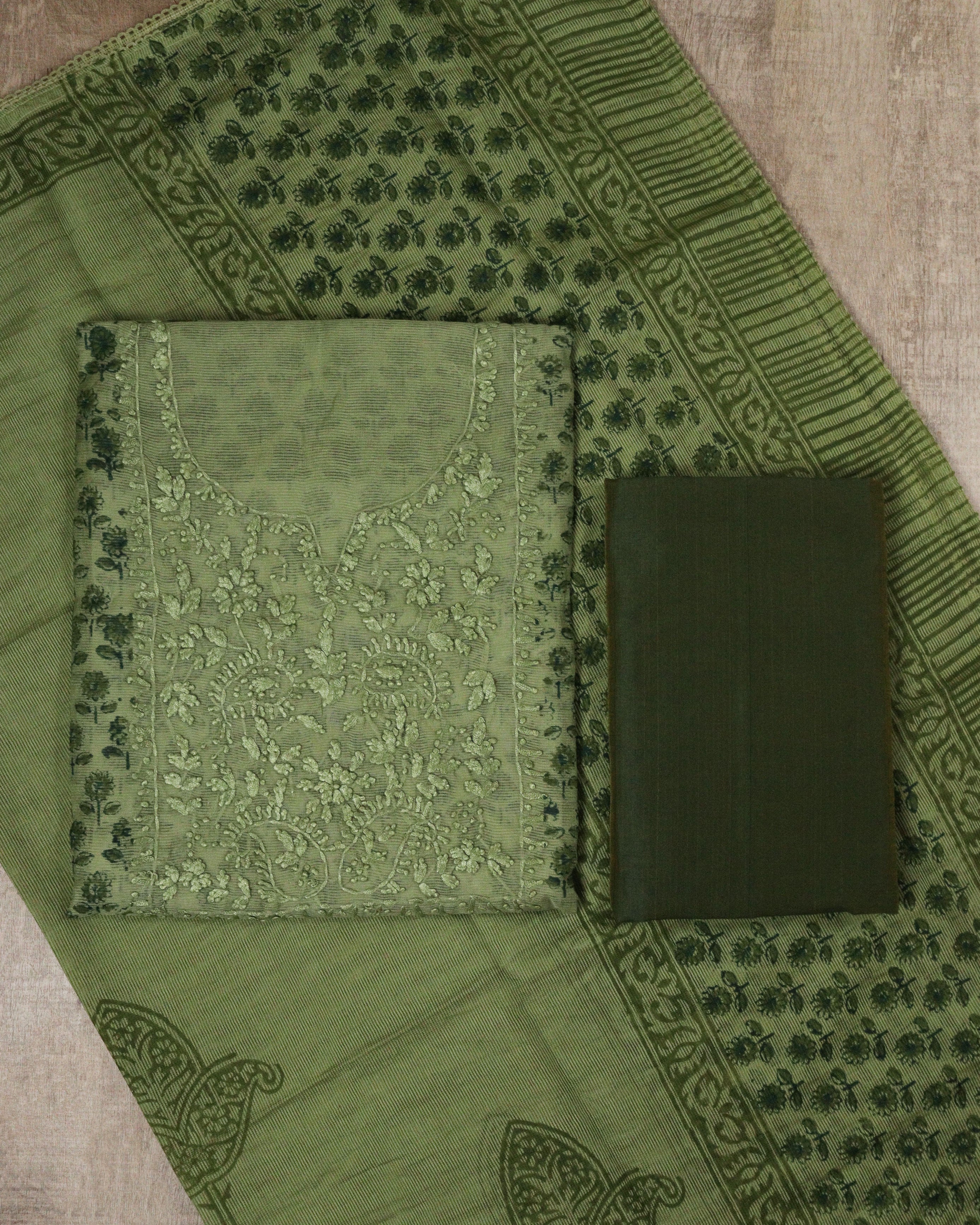 Load image into Gallery viewer, Net Kotta Unstitched Suit-5434