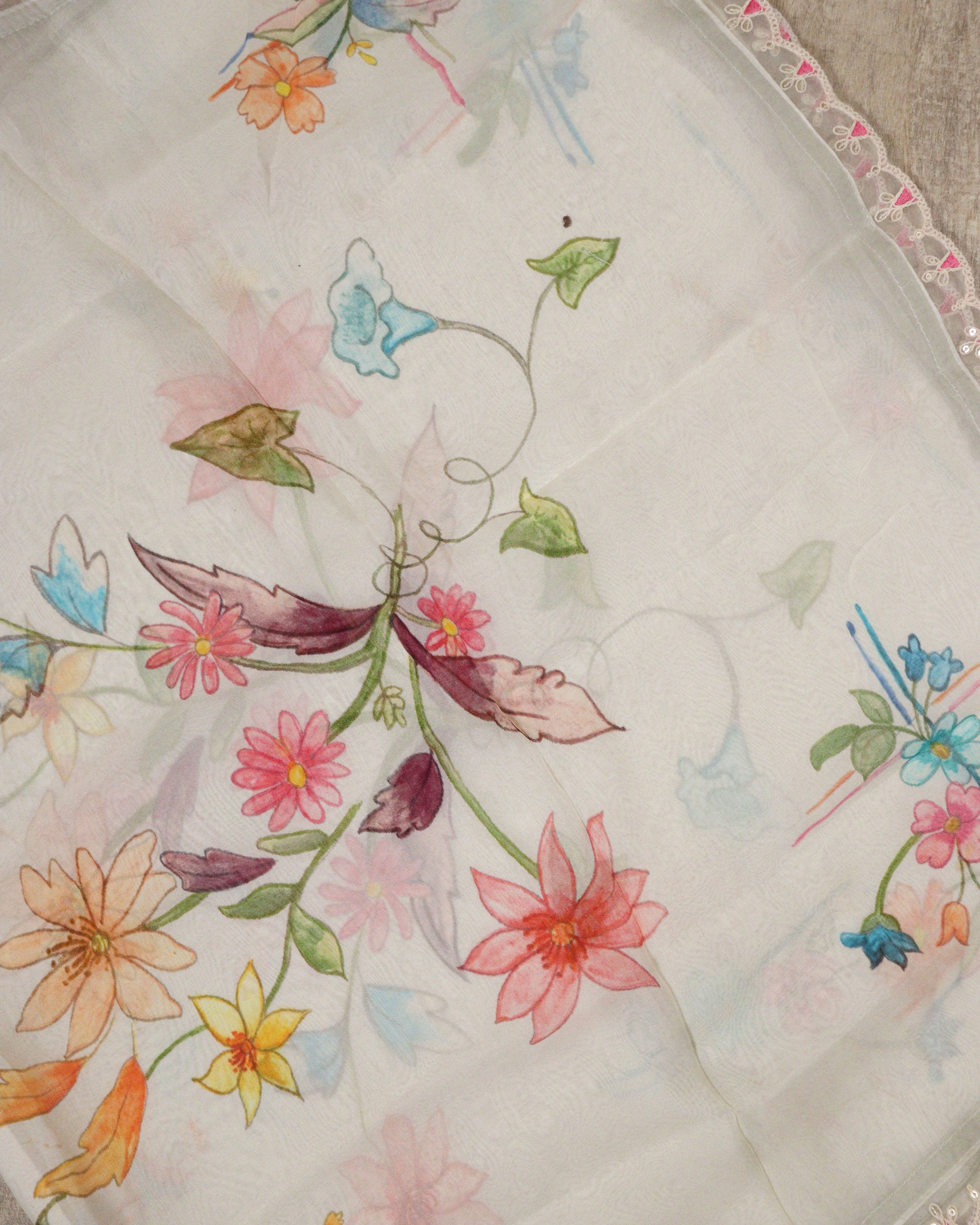 Load image into Gallery viewer, Viscose Organza Semi-Stitched Suit- 5429