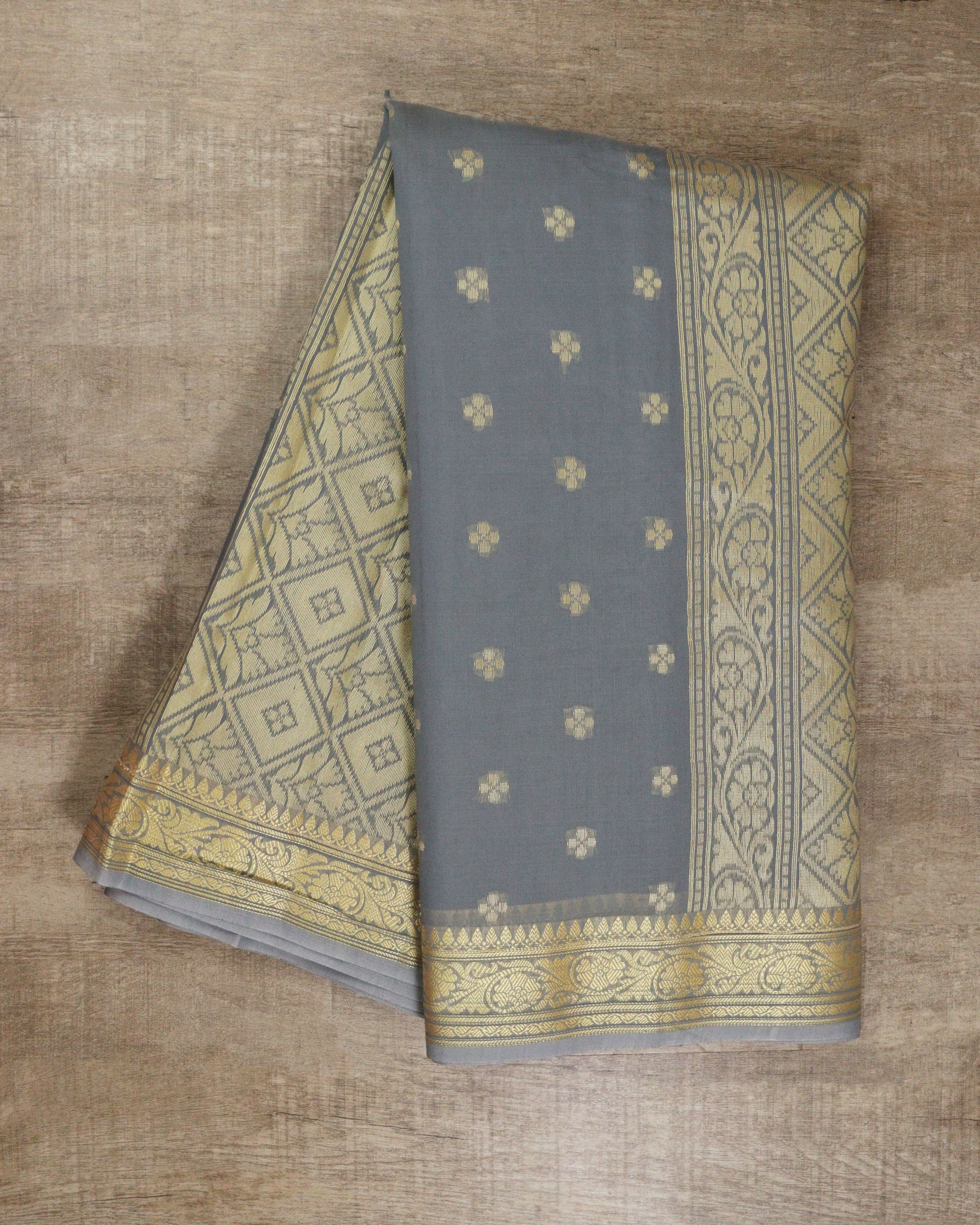 Load image into Gallery viewer, Chanderi Cotton Saree-3554