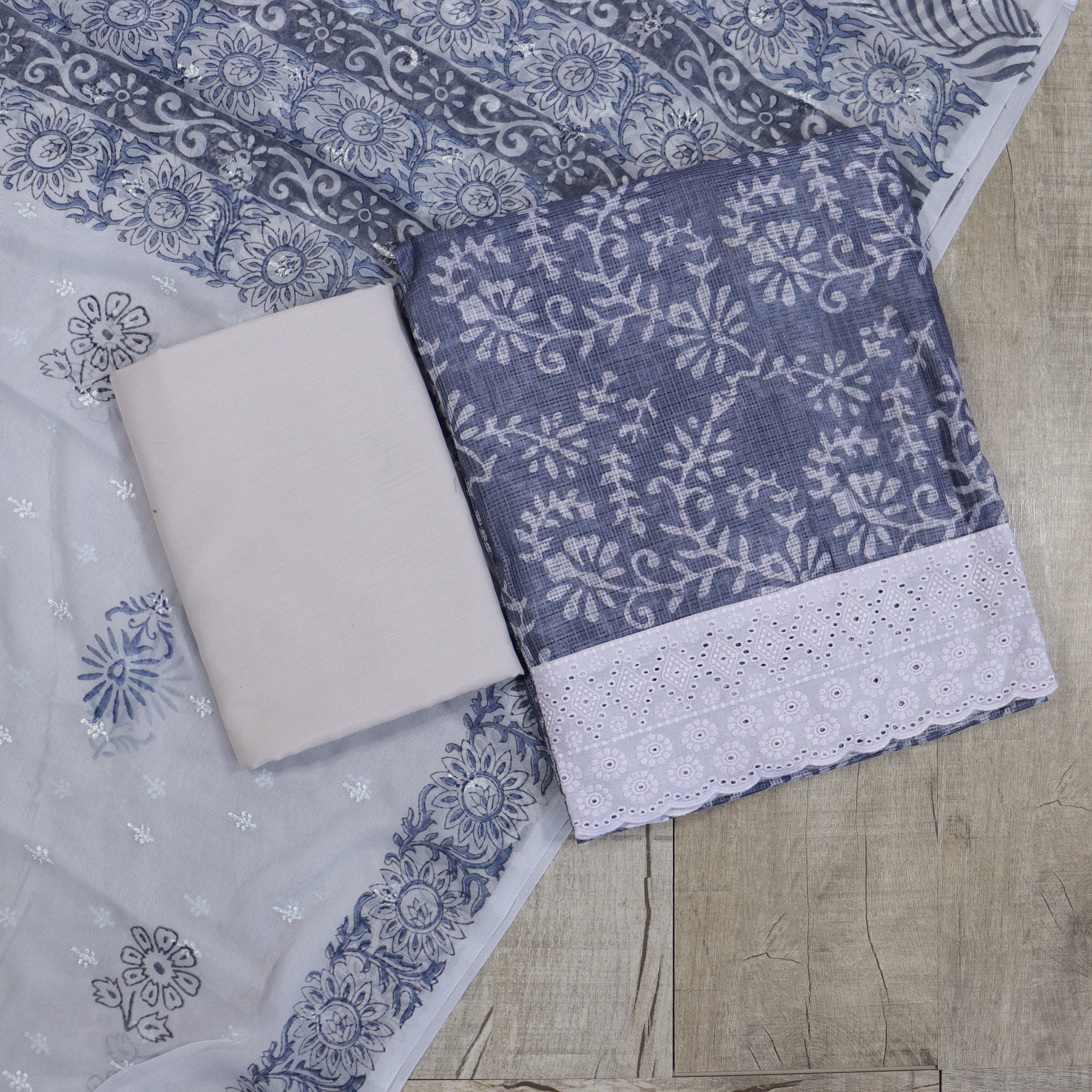 Load image into Gallery viewer, Silk Kota Unstitched Suit-3950