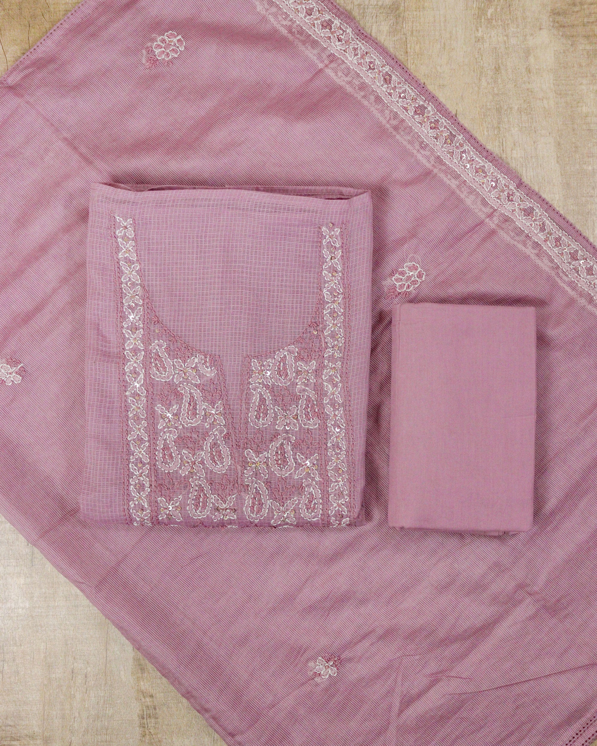Load image into Gallery viewer, Pure Kotta Cotton Unstitched Suit-00199