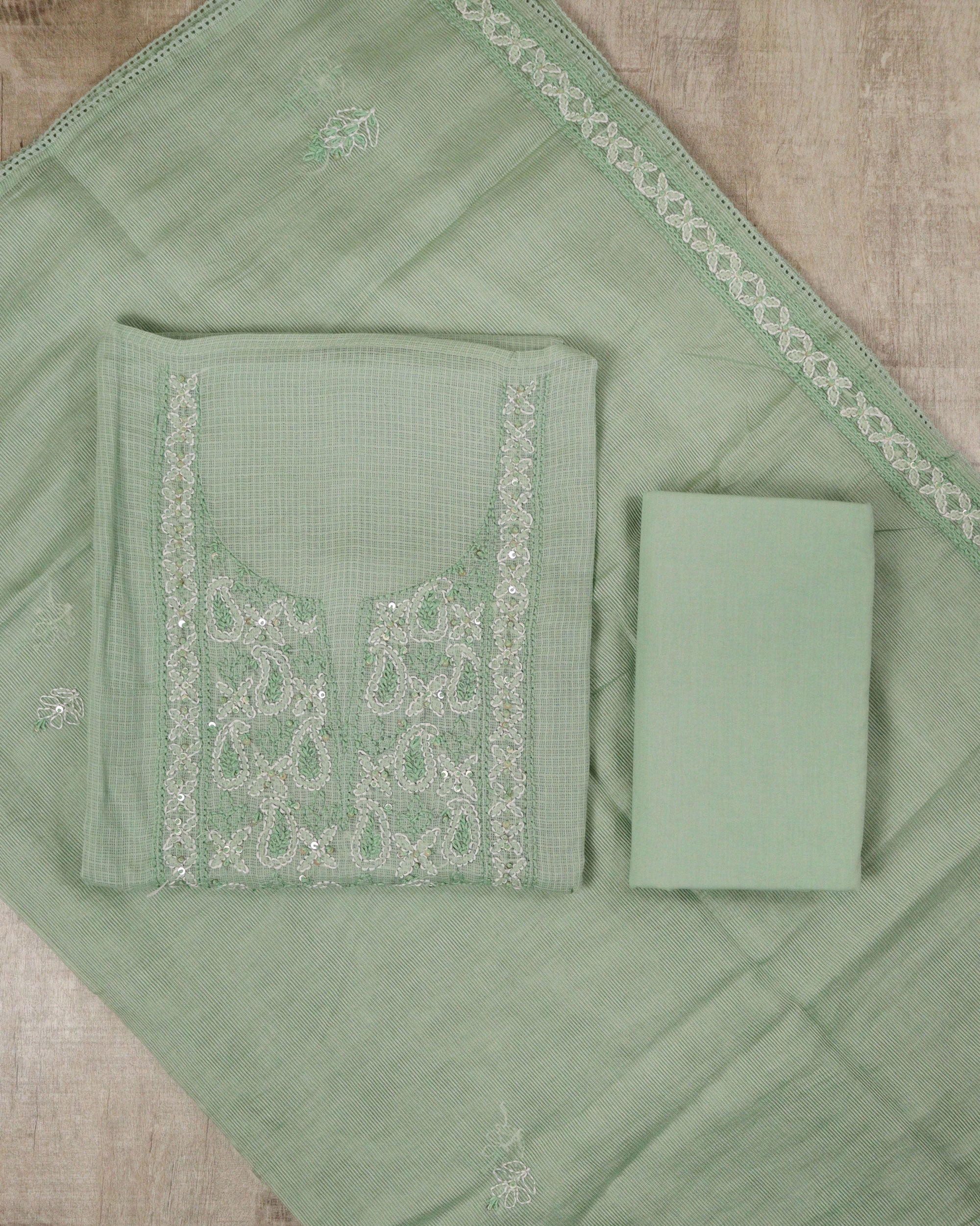 Load image into Gallery viewer, Pure Kotta Cotton Unstitched Suit-00199