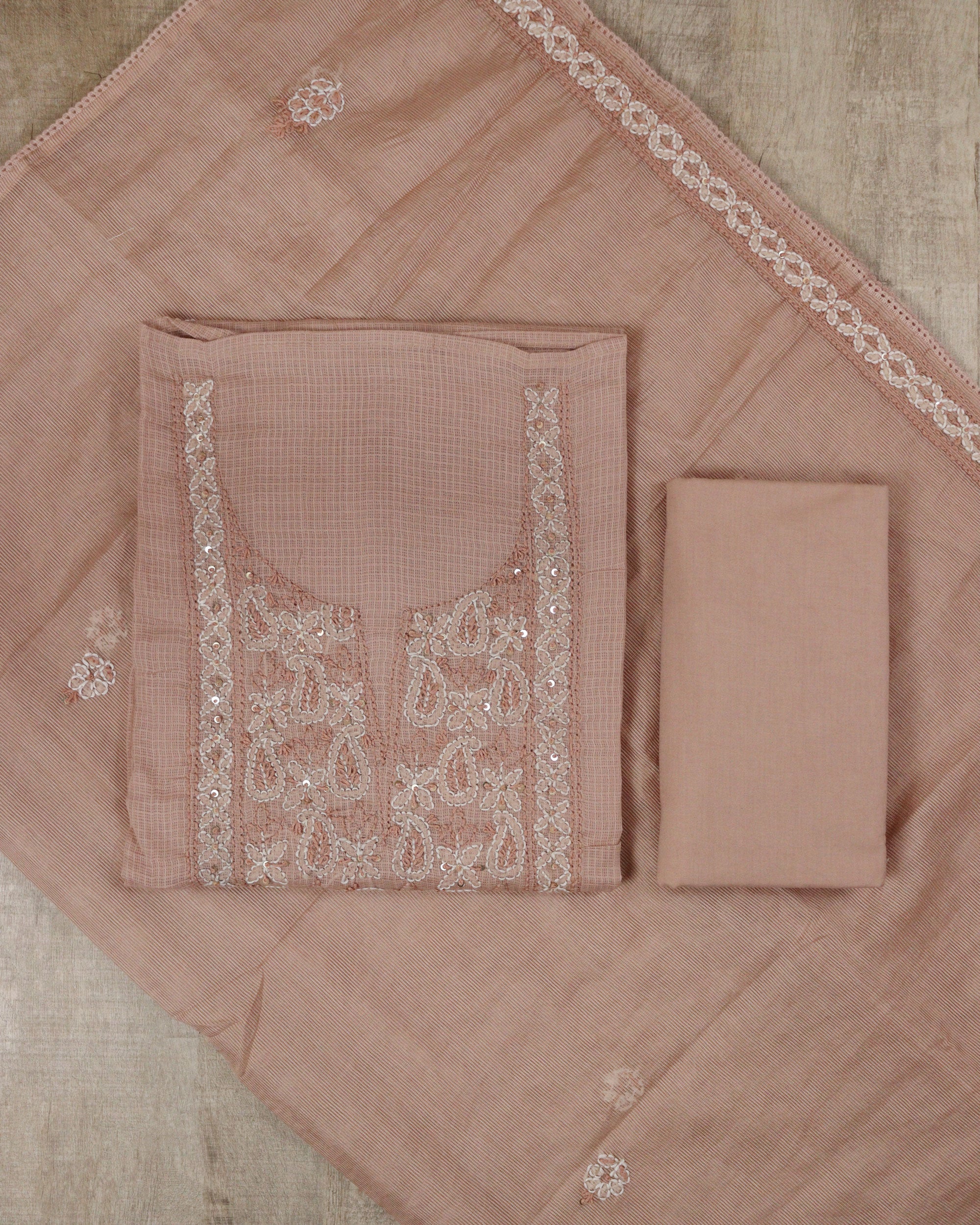 Load image into Gallery viewer, Pure Kotta Cotton Unstitched Suit-00199