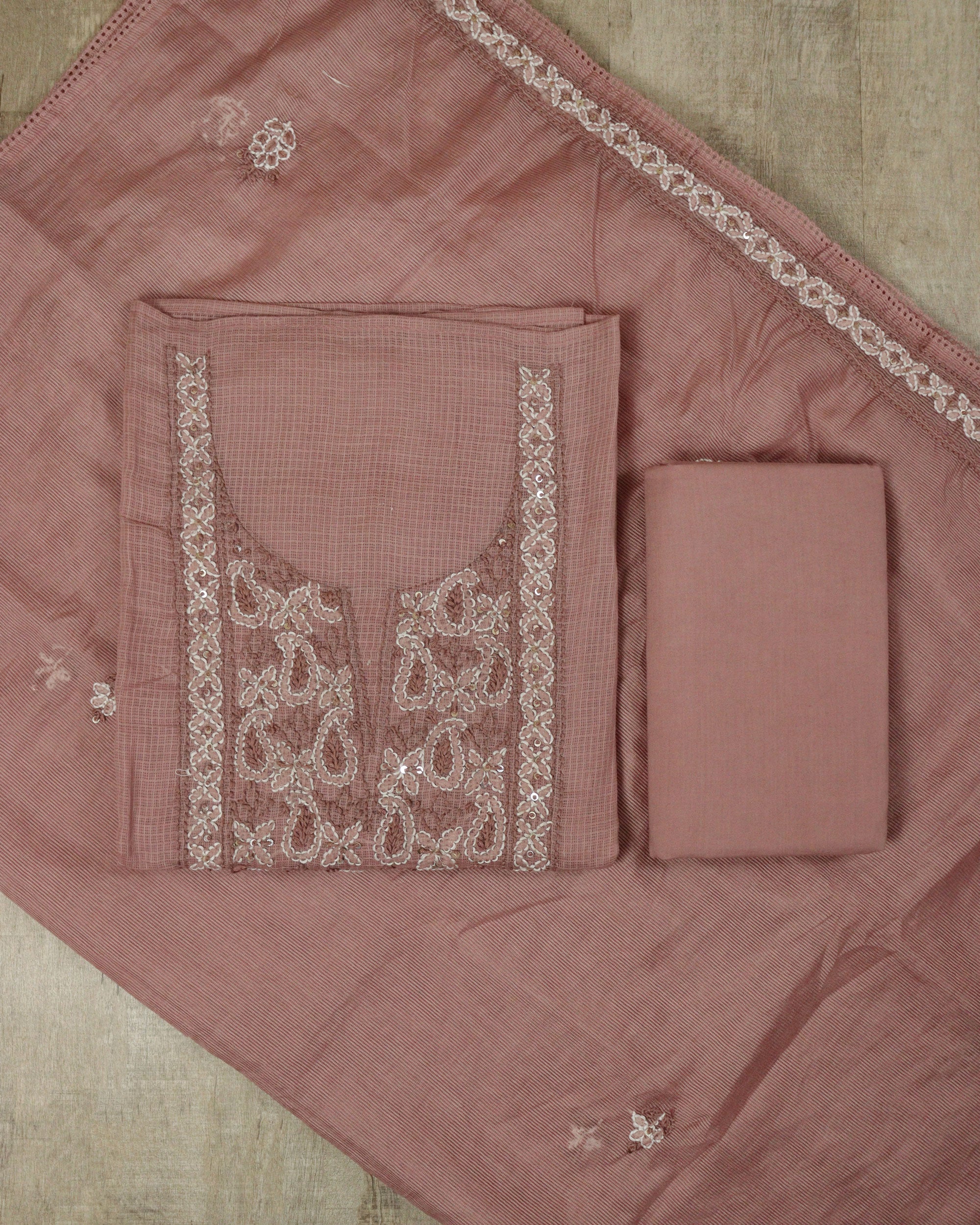 Load image into Gallery viewer, Pure Kotta Cotton Unstitched Suit-00199