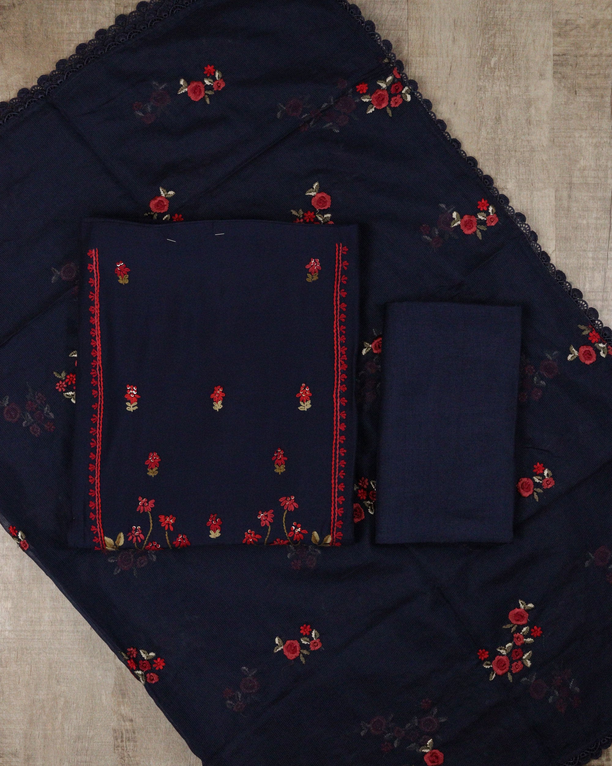 Load image into Gallery viewer, Chanderi Unstitched Suit- 00192