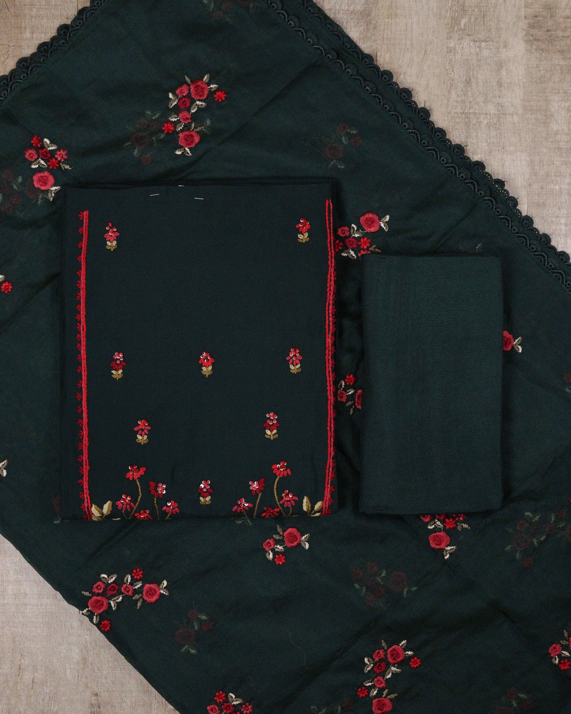 Load image into Gallery viewer, Chanderi Unstitched Suit- 00192