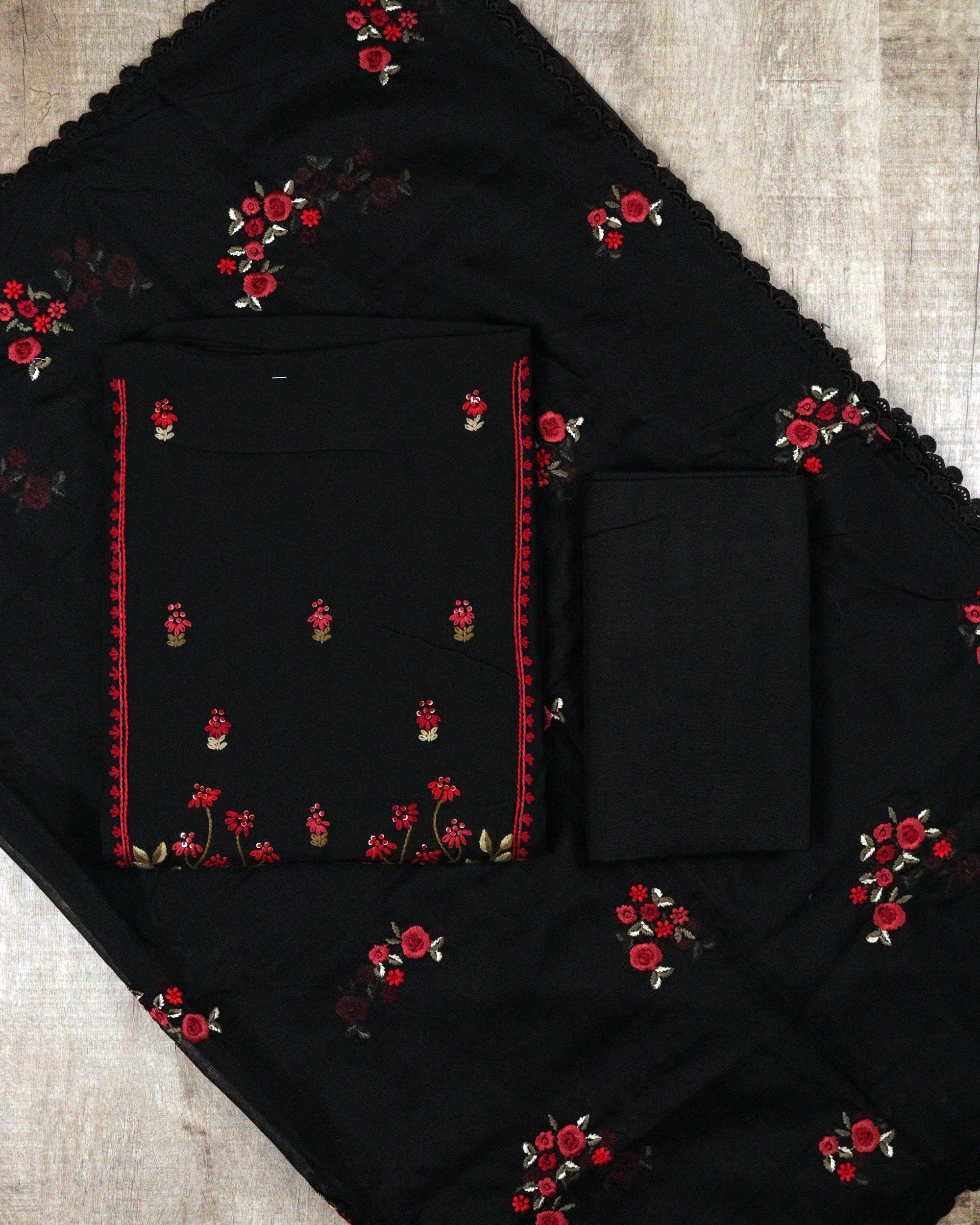 Load image into Gallery viewer, Chanderi Unstitched Suit- 00192