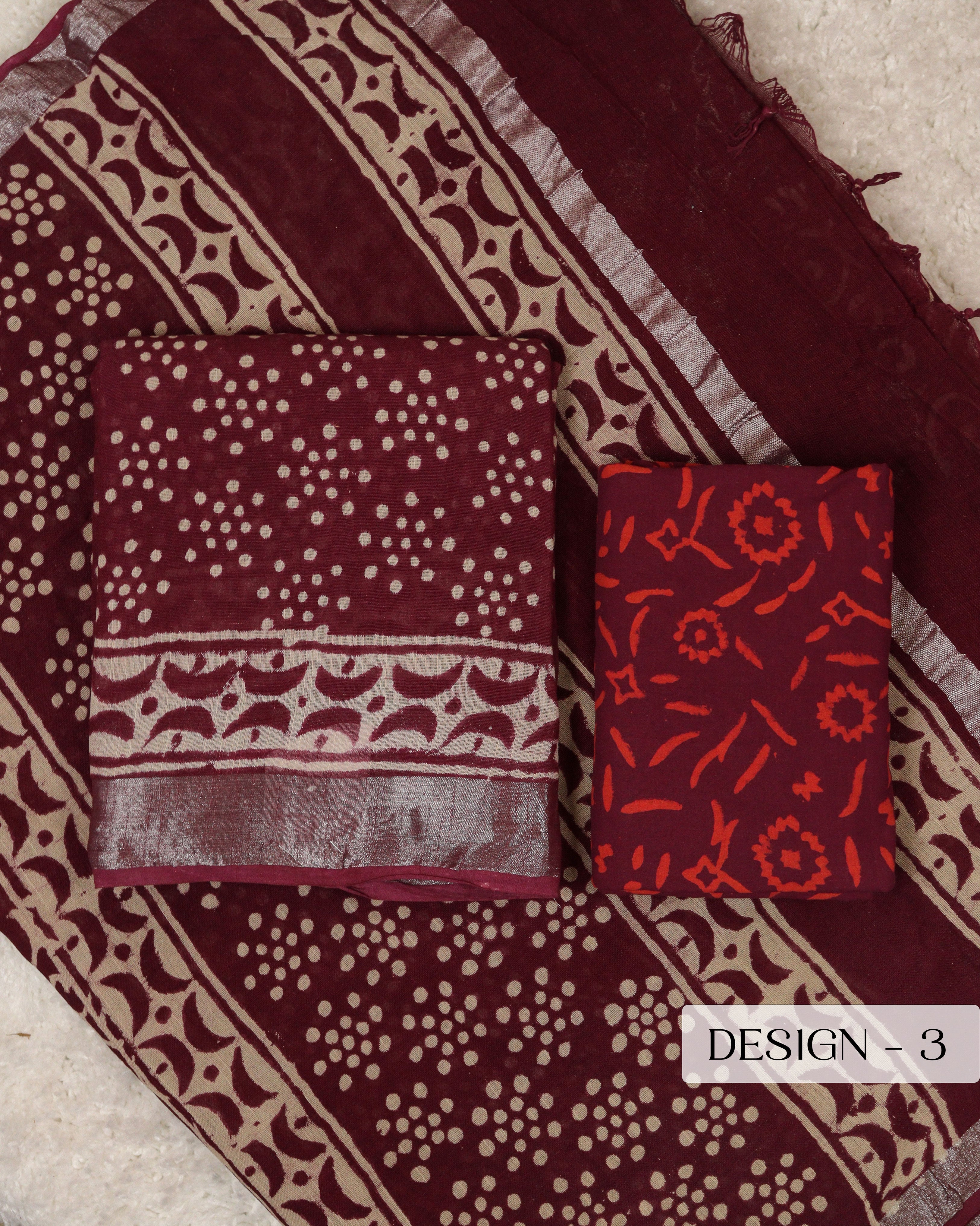 Load image into Gallery viewer, Linen Cotton Unstitched Suit-00326