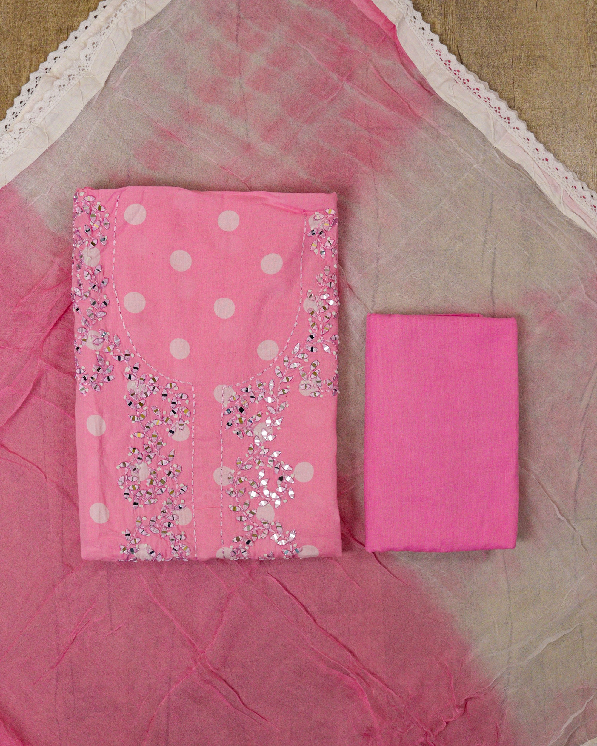 Load image into Gallery viewer, Pure Cotton Unstitched Suit- 0380