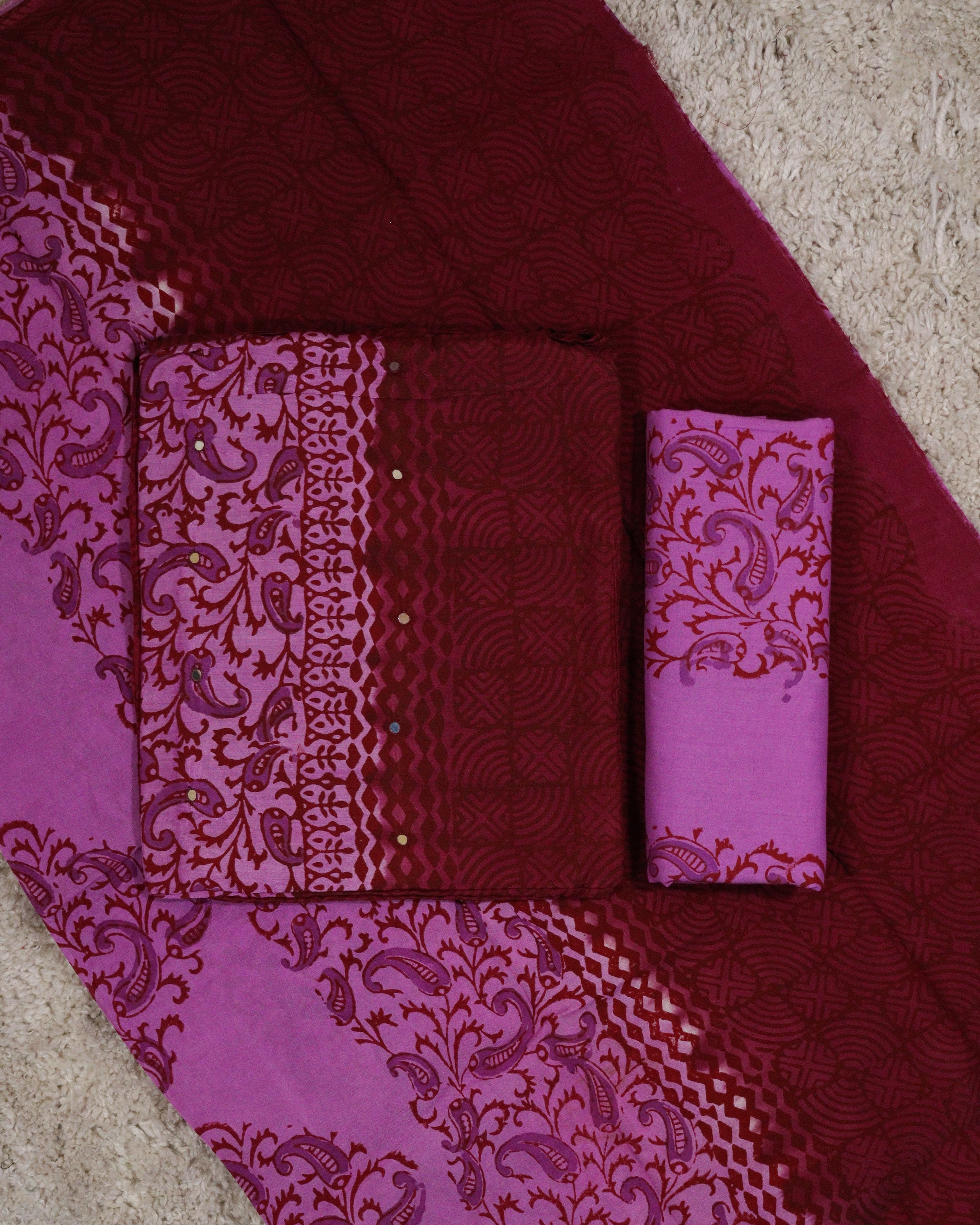 Load image into Gallery viewer, Crape Silk Unstitched Suit-4407