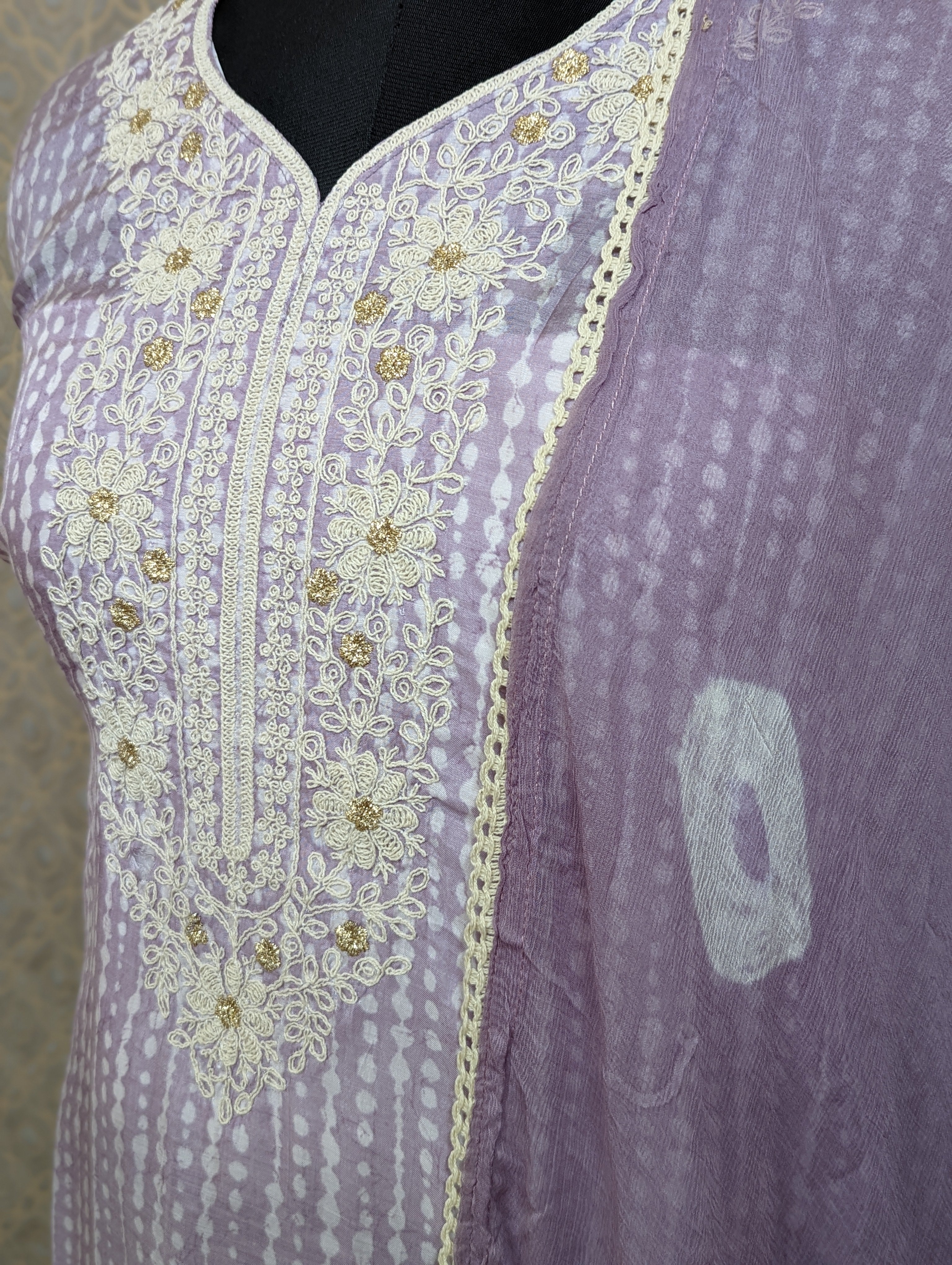 Load image into Gallery viewer, Muslin Silk Unstitched Suit- 2688