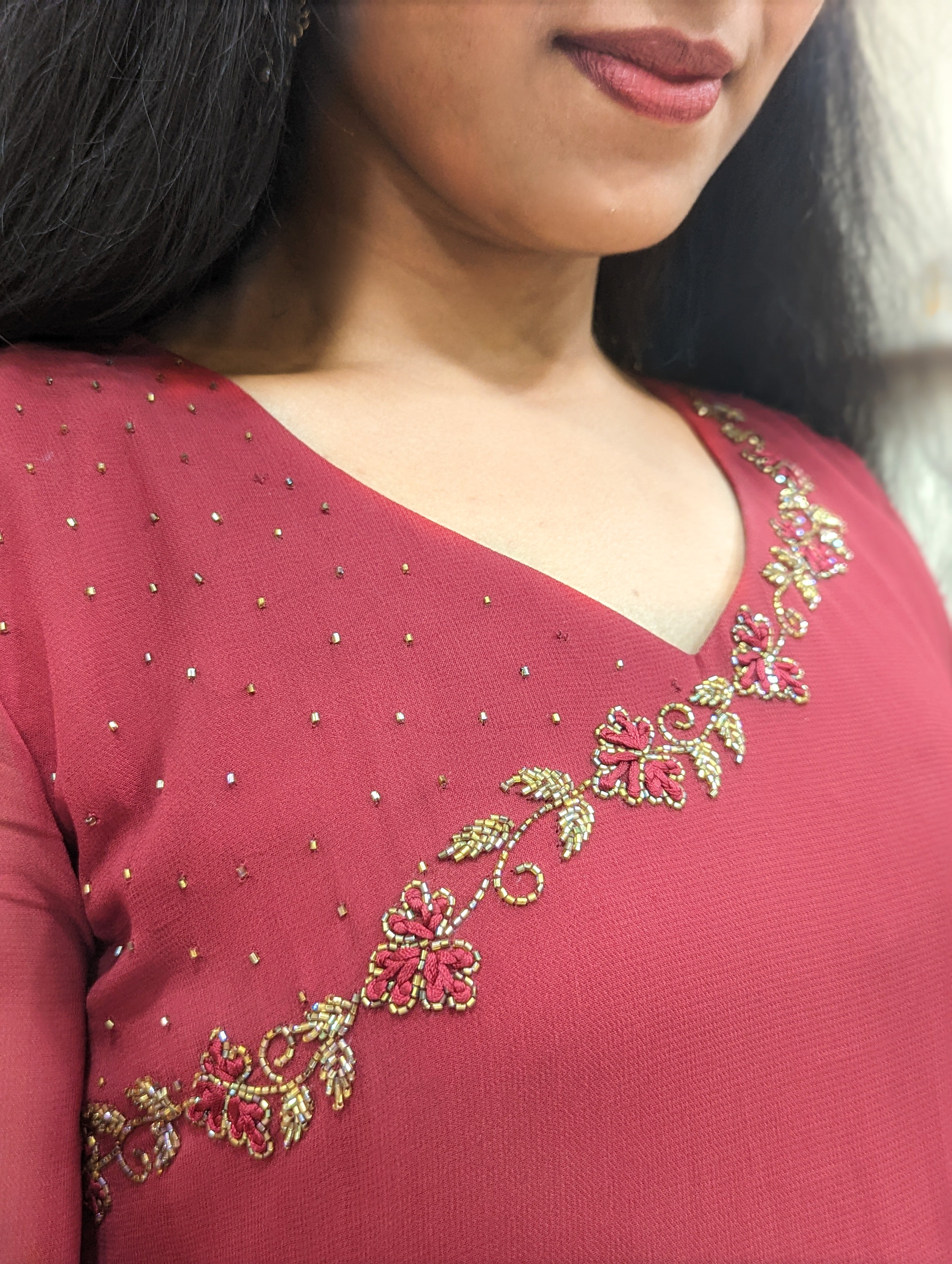 Load image into Gallery viewer, Viscose Georgette Designer Kurti-5546