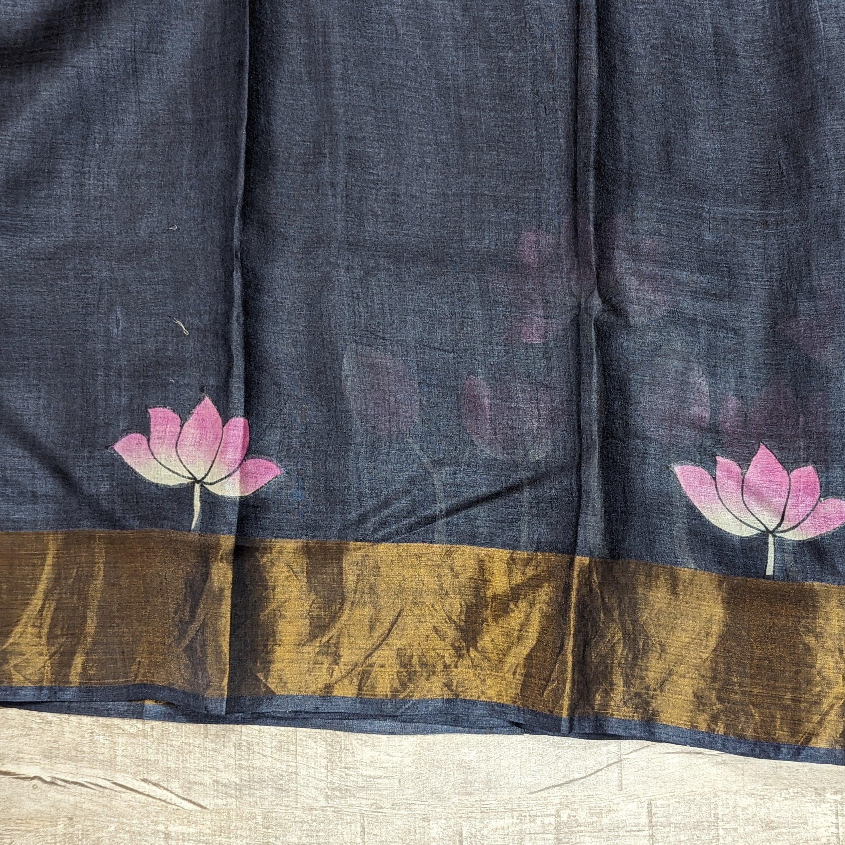 Load image into Gallery viewer, Hand Painted Tussar Silk Saree-3541 Pre-Booking