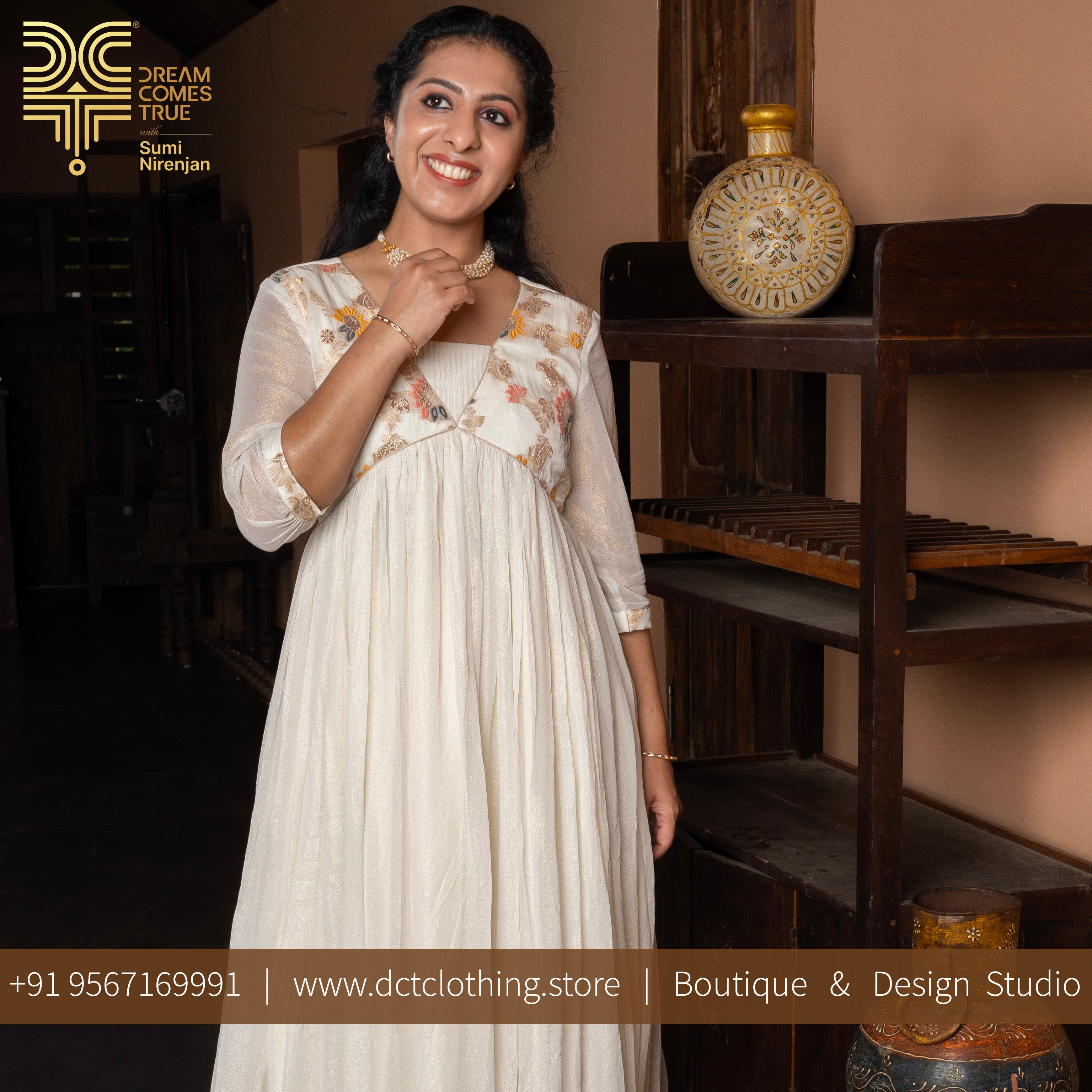 Load image into Gallery viewer, Shimmer Georgette Aliya cut Designer Kurti - 3738