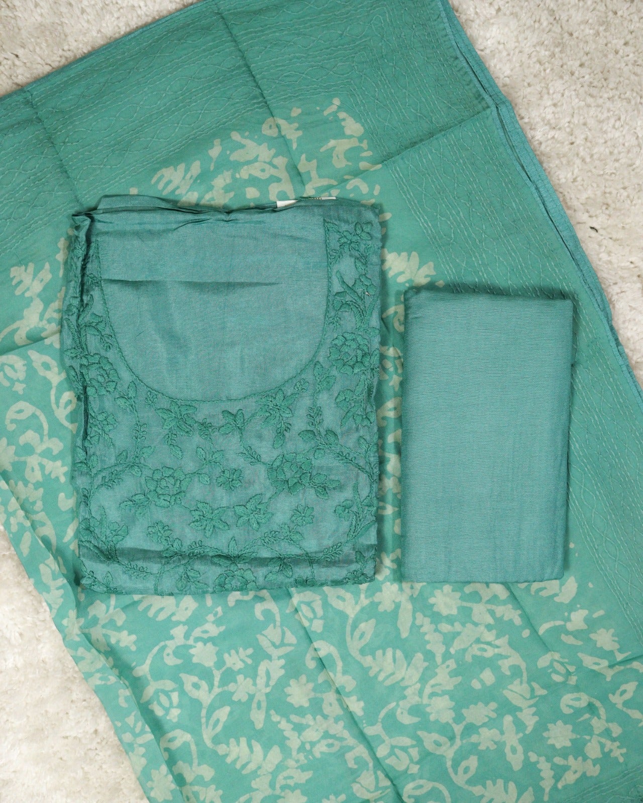 Load image into Gallery viewer, Uppada Silk Unstitched Suit-1291