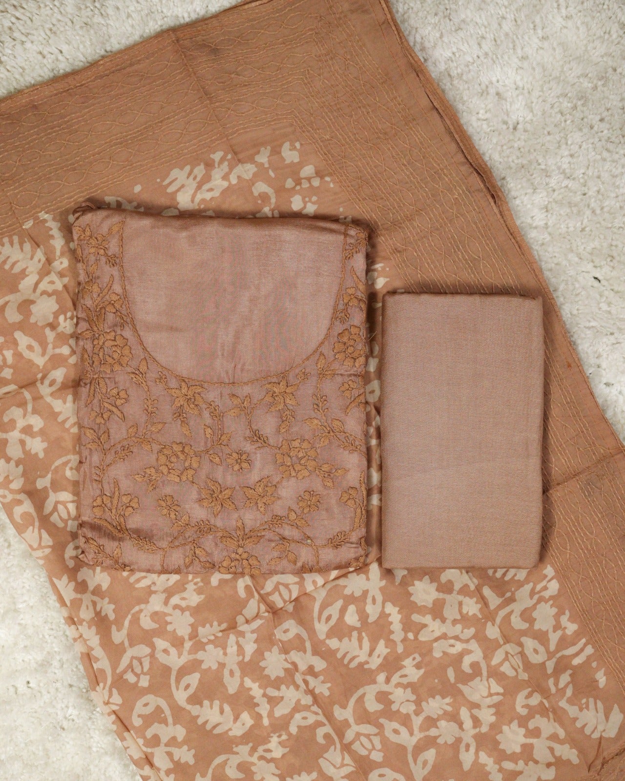 Load image into Gallery viewer, Uppada Silk Unstitched Suit-1291